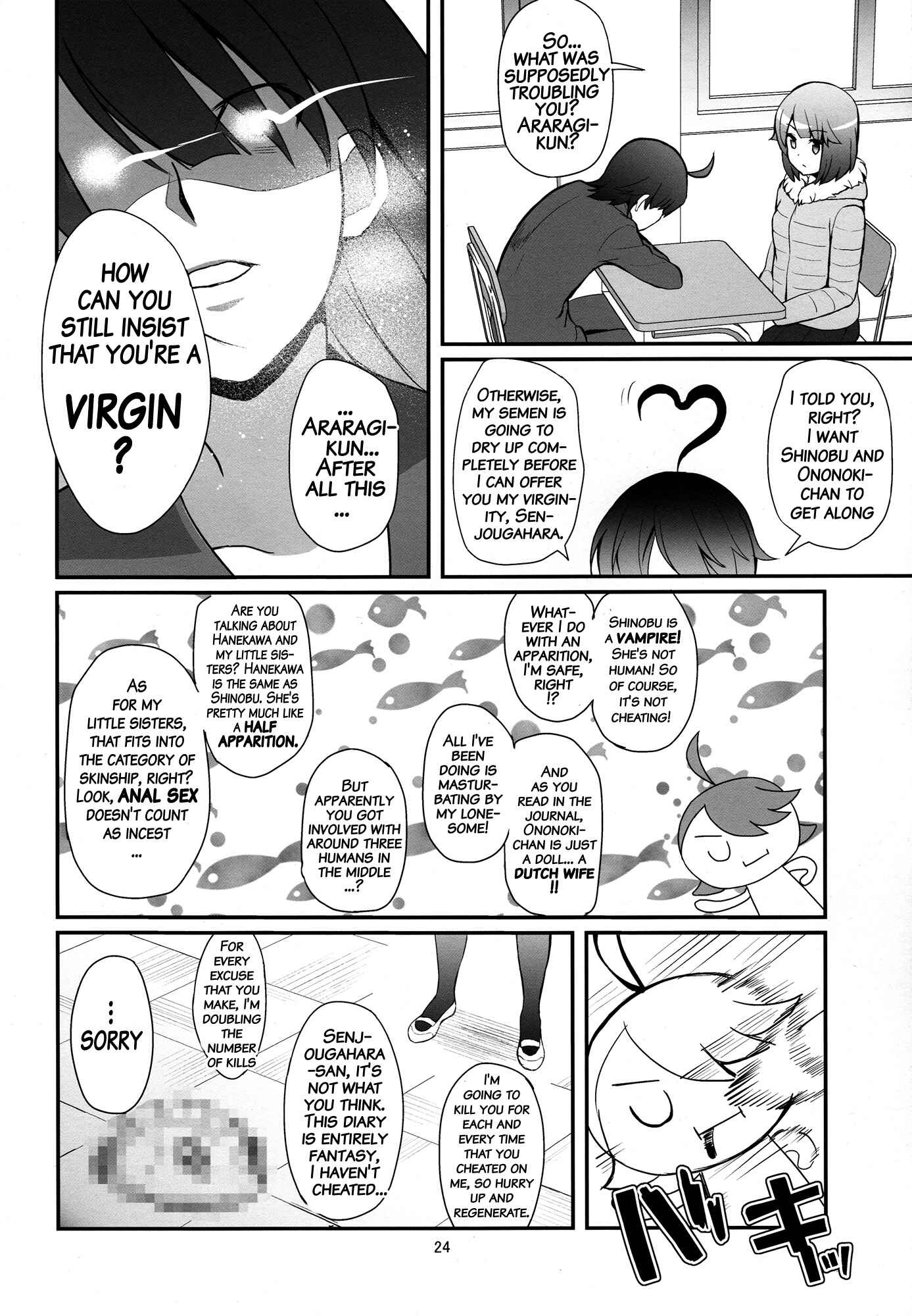 Page 23 Chapter 10 Bakemonogatari - Pachimonogatari (Doujinshi)