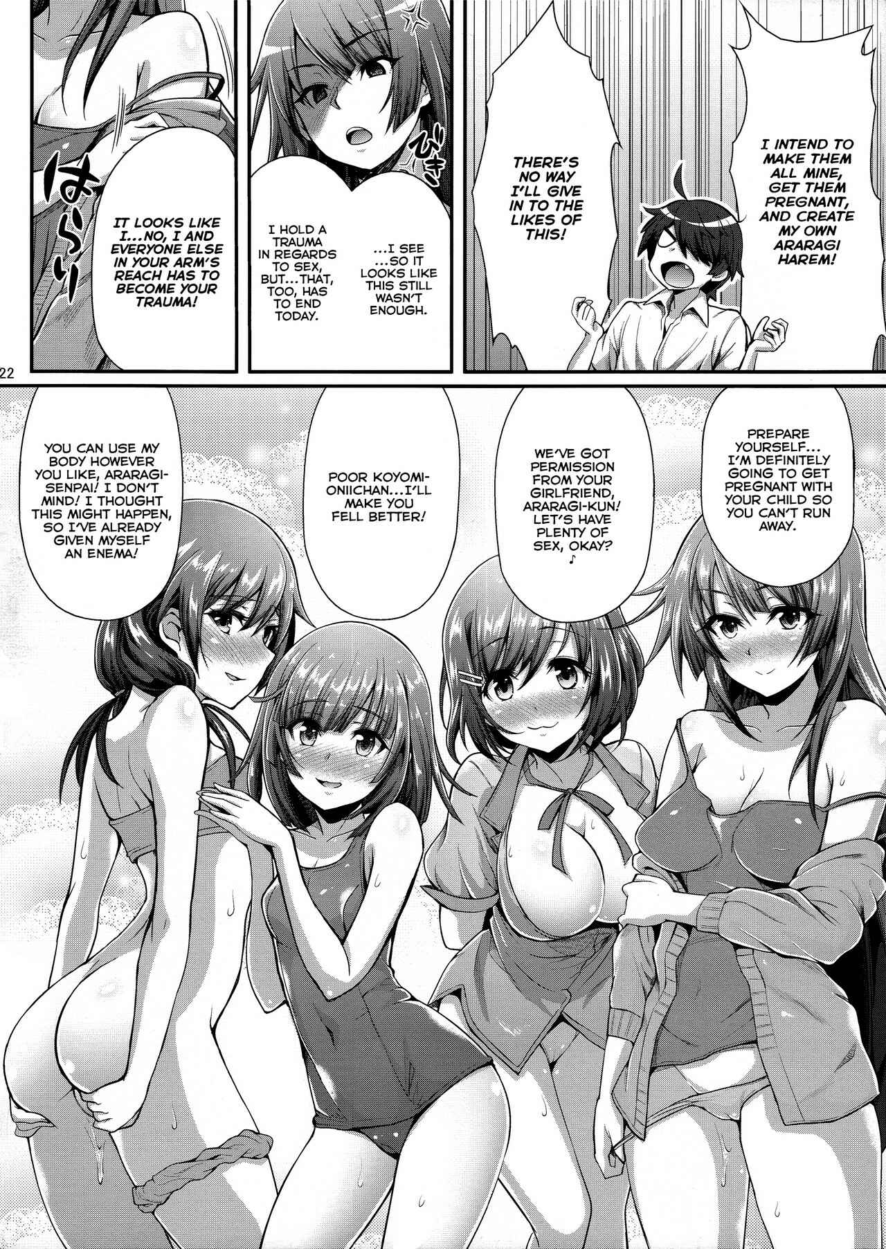 Page 22 Chapter 12 Bakemonogatari - Pachimonogatari (Doujinshi)