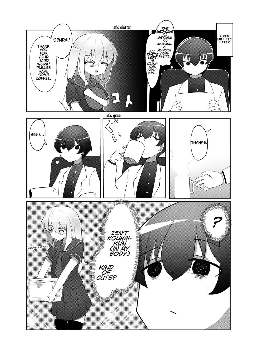 Page 9 Chapter 7 Swapped Senpai and Kouhai