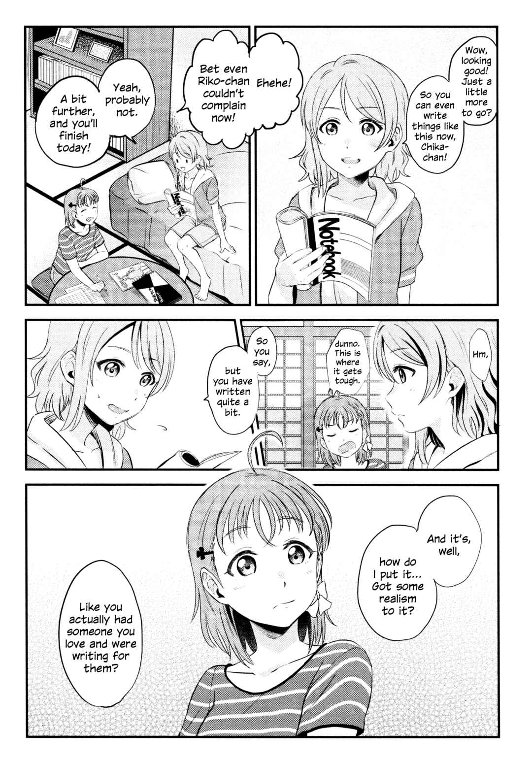 Page 2 Chapter 4 Love Live! Sunshine!! - A Love-Tinted Aquamarine (Doujinshi)