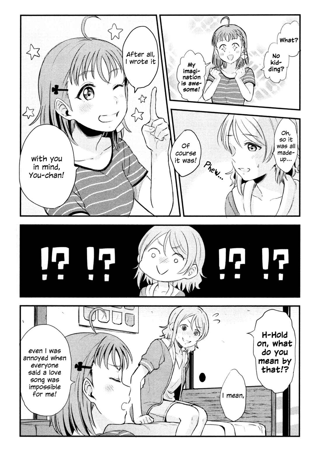 Page 3 Chapter 4 Love Live! Sunshine!! - A Love-Tinted Aquamarine (Doujinshi)