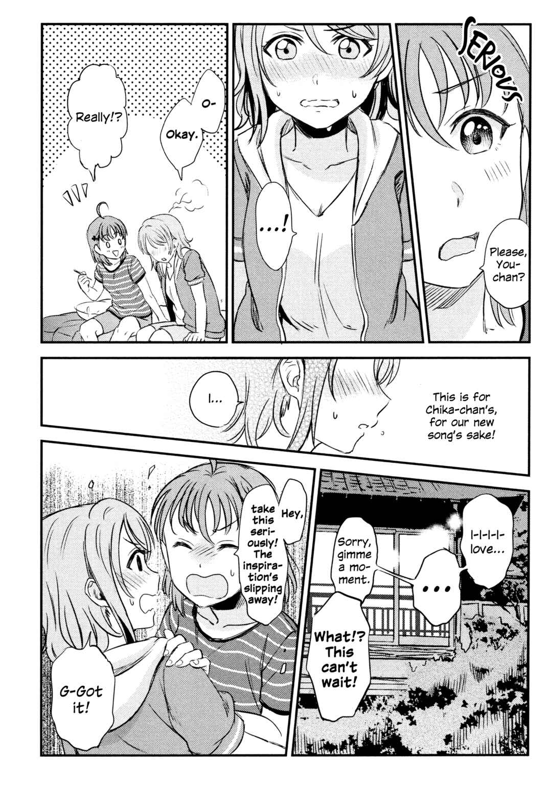 Page 9 Chapter 4 Love Live! Sunshine!! - A Love-Tinted Aquamarine (Doujinshi)