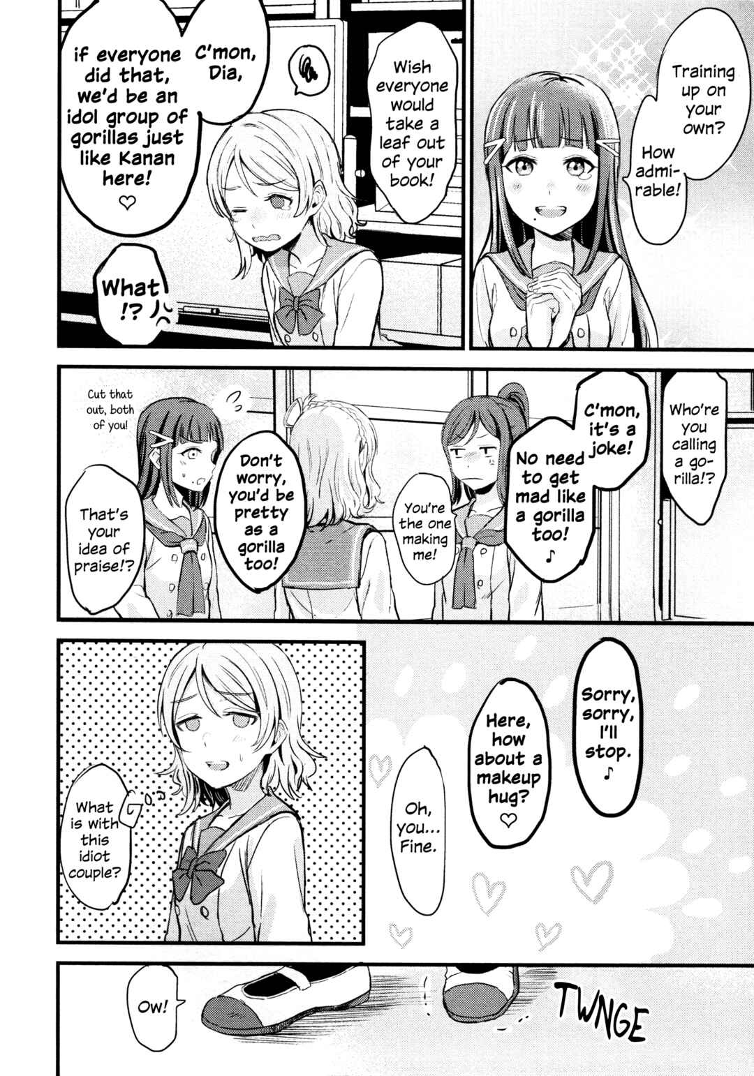 Page 14 Chapter 2 Love Live! Sunshine!! - A Love-Tinted Aquamarine (Doujinshi)