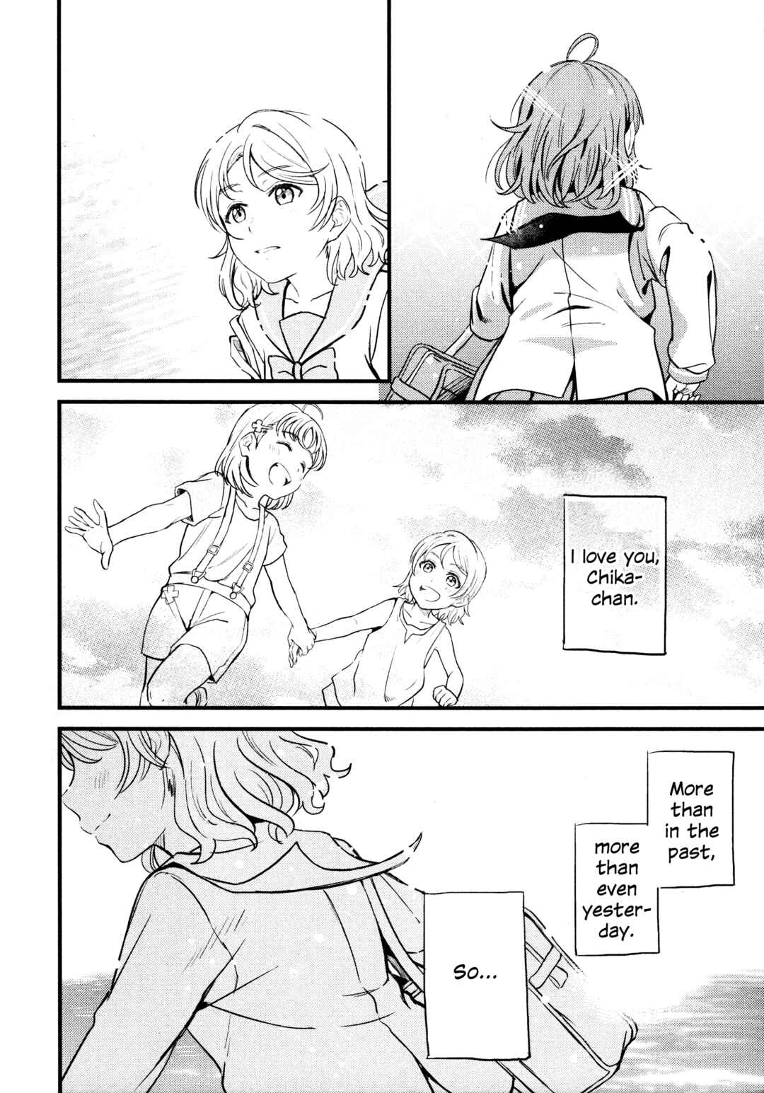 Page 36 Chapter 2 Love Live! Sunshine!! - A Love-Tinted Aquamarine (Doujinshi)