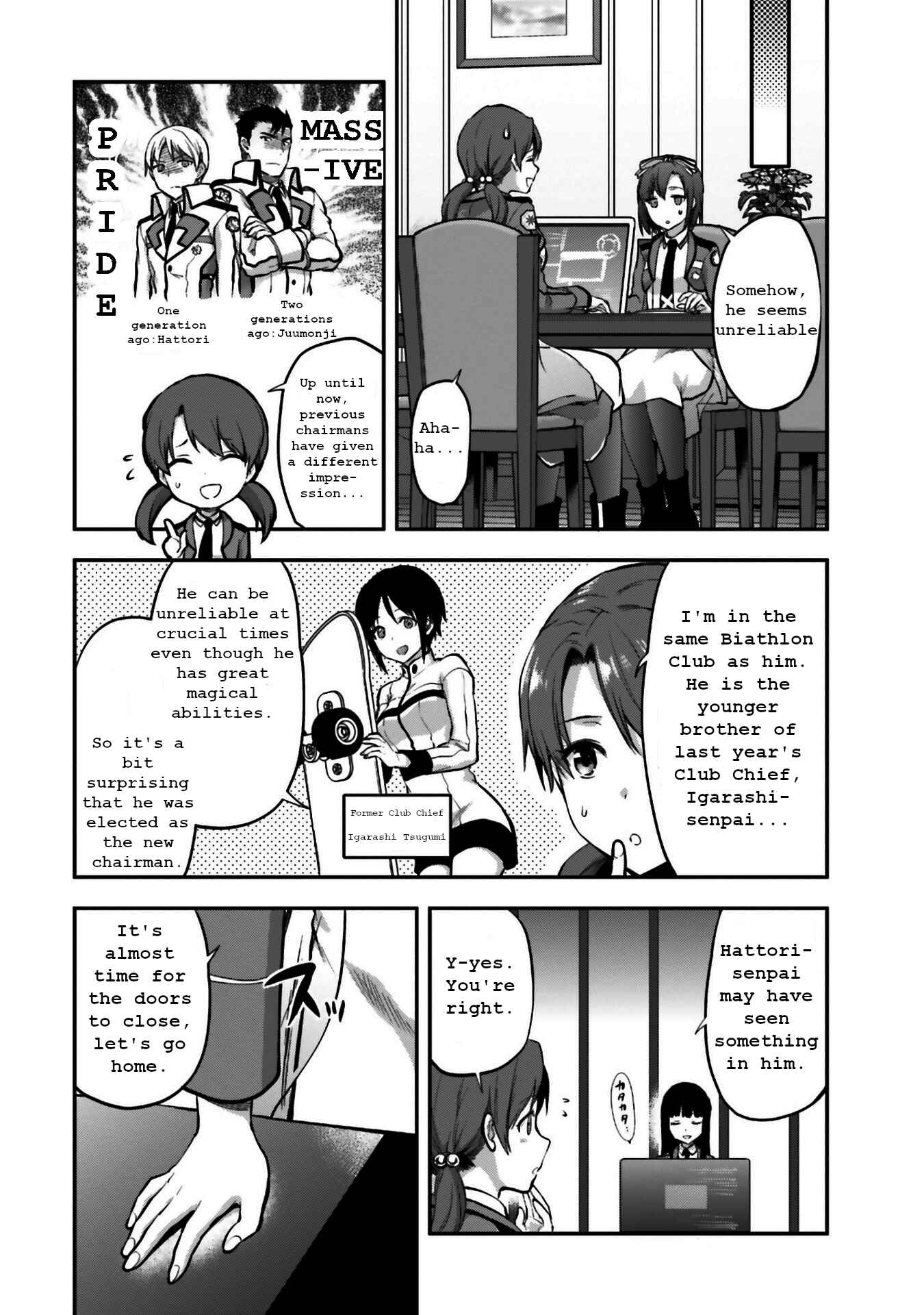 Page 22 Chapter 4 Mahouka Koukou no Rettousei - Koto Nairan-hen