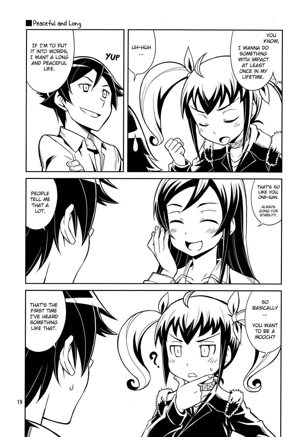 Page 19 Chapter Unknown_b343 Ore no Imouto ga Konna ni Kawaii Wake ga Nai - Ore no Imouto-tachi ga Konna ni Shishunki na Wake ga Nai (Doujinshi)