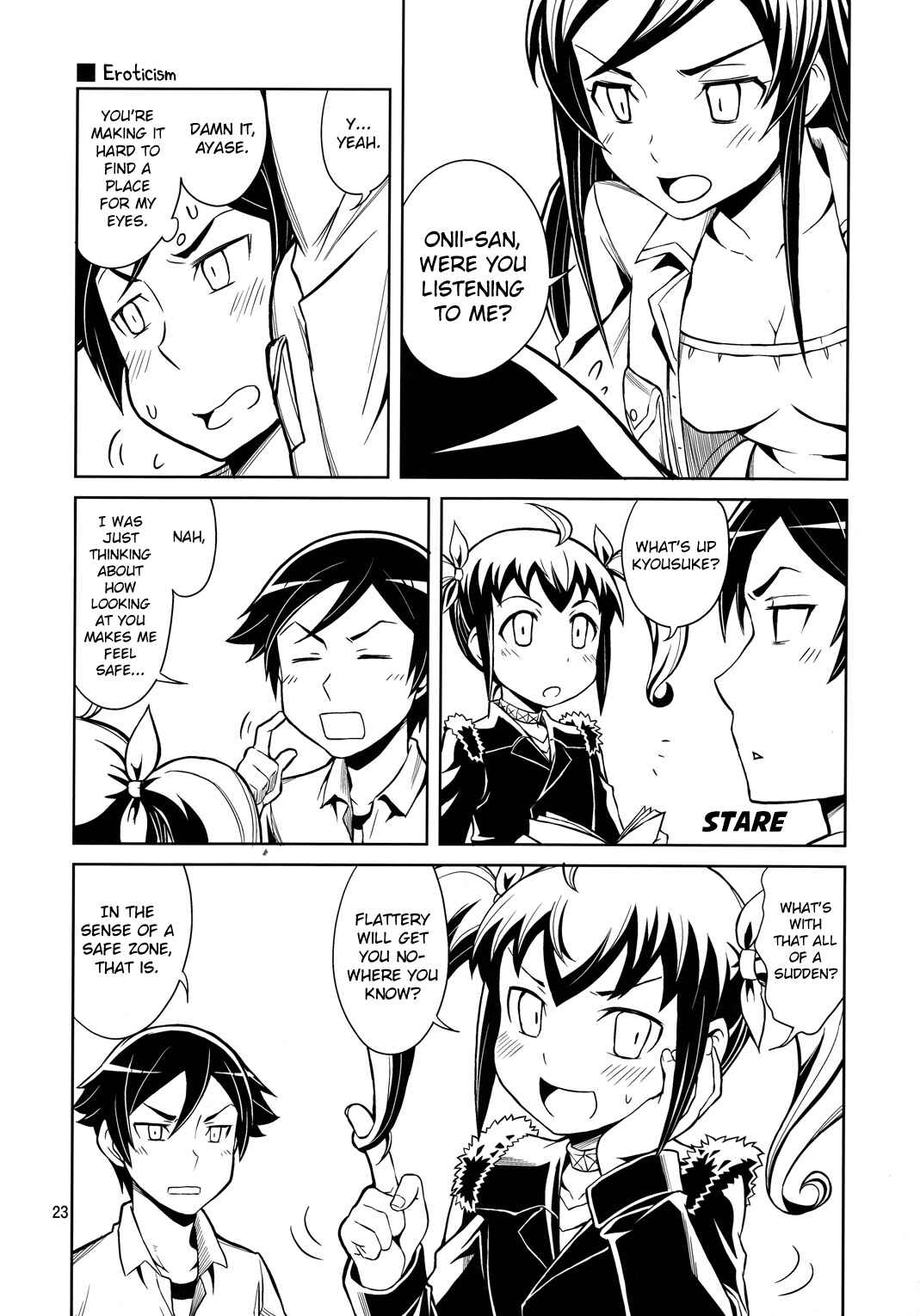 Page 23 Chapter Unknown_b343 Ore no Imouto ga Konna ni Kawaii Wake ga Nai - Ore no Imouto-tachi ga Konna ni Shishunki na Wake ga Nai (Doujinshi)