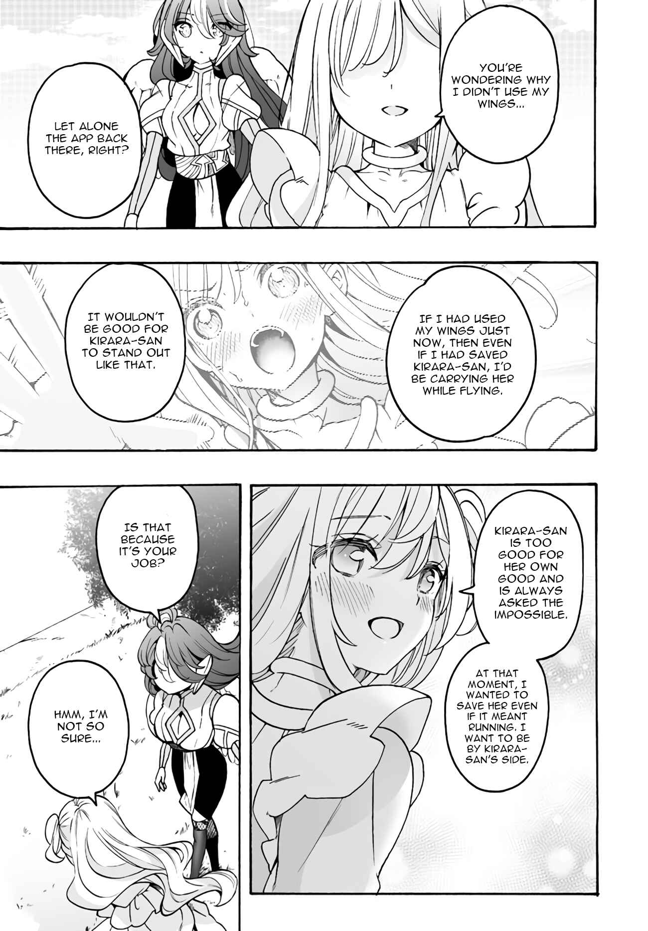Page 4 Chapter 13.02 Watashi, Elite Tenshi desu ga Nankoufuraku na JK ni Komattemasu!