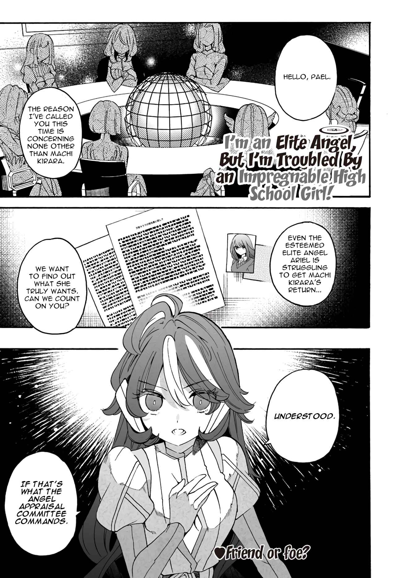 Page 1 Chapter 12 Watashi, Elite Tenshi desu ga Nankoufuraku na JK ni Komattemasu!