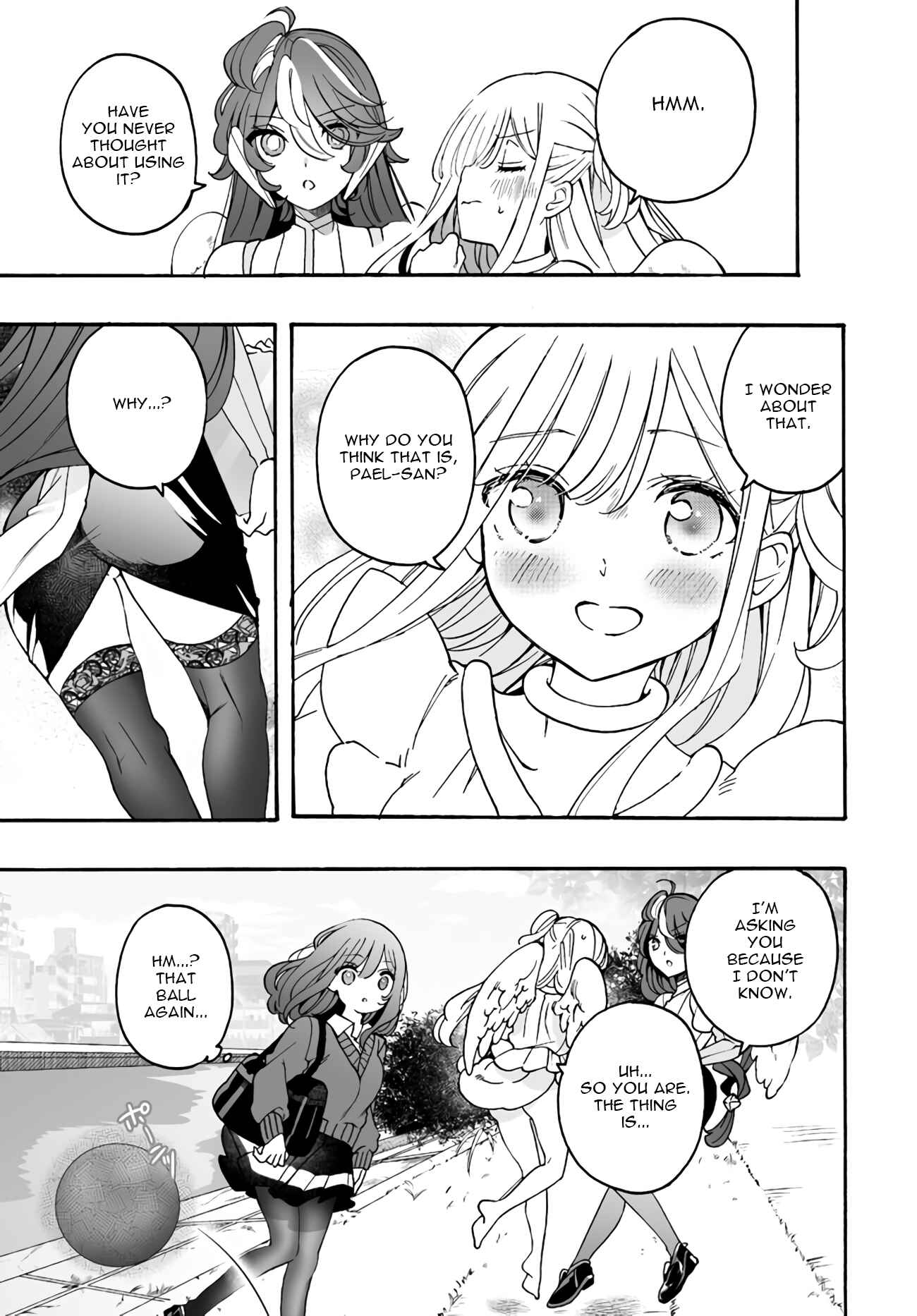 Page 9 Chapter 13.01 Watashi, Elite Tenshi desu ga Nankoufuraku na JK ni Komattemasu!