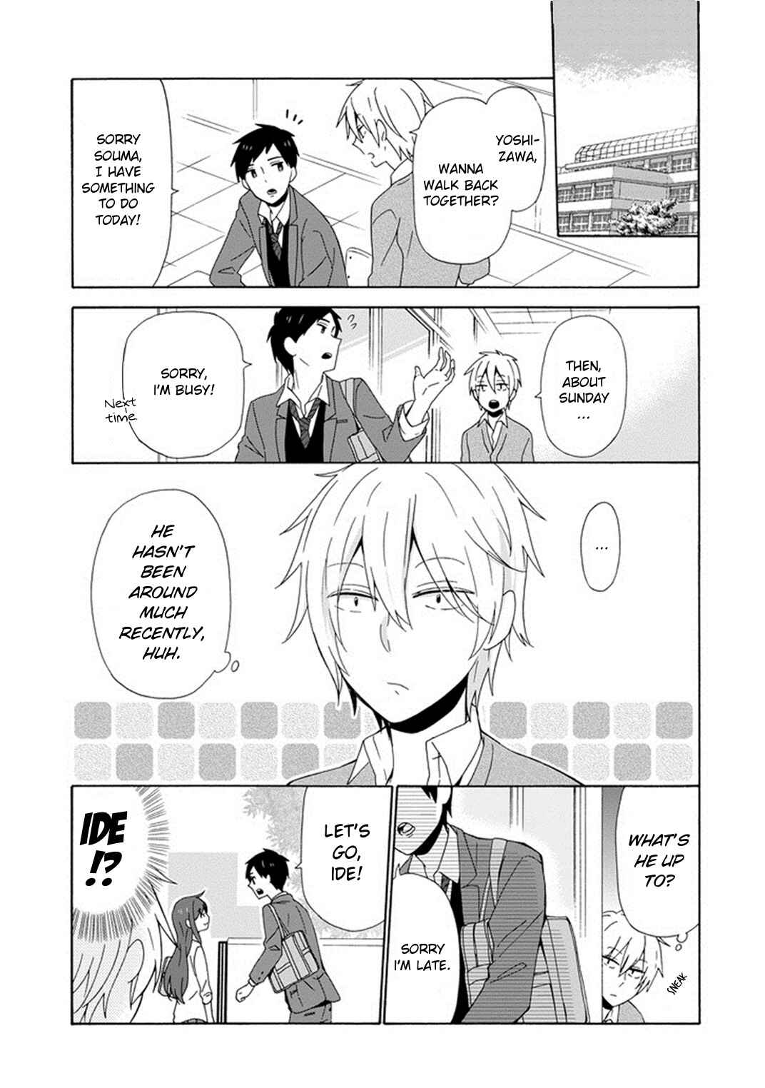Page 10 Chapter 3 Kao ni Dasenai Yoshizawa-kun
