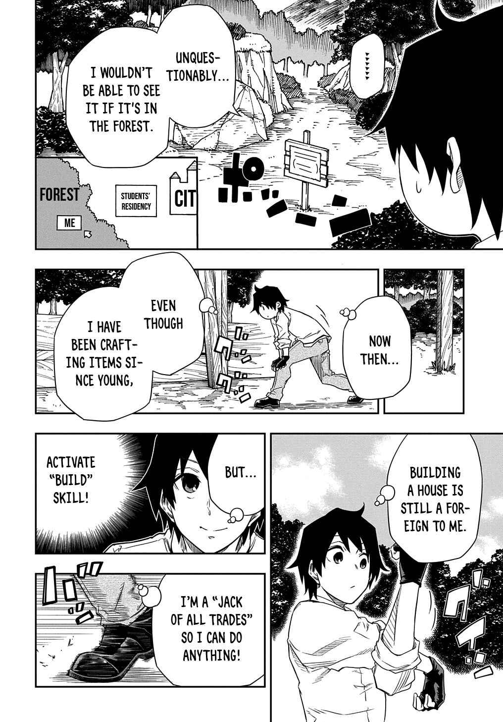 Page 5 Chapter 2 Kiyoubinbou, Jou wo Tateru ~Kaitaku Gakuen no Rettousei na no ni, Joukyuu-shoku no Skill to Mahou ga Subete Tsukaemasu~