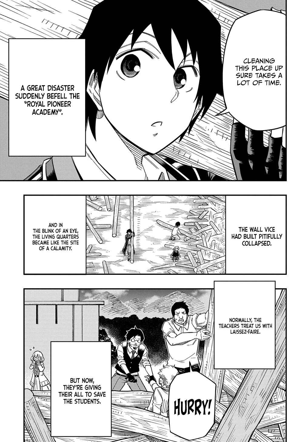 Page 3 Chapter 17 Kiyoubinbou, Jou wo Tateru ~Kaitaku Gakuen no Rettousei na no ni, Joukyuu-shoku no Skill to Mahou ga Subete Tsukaemasu~