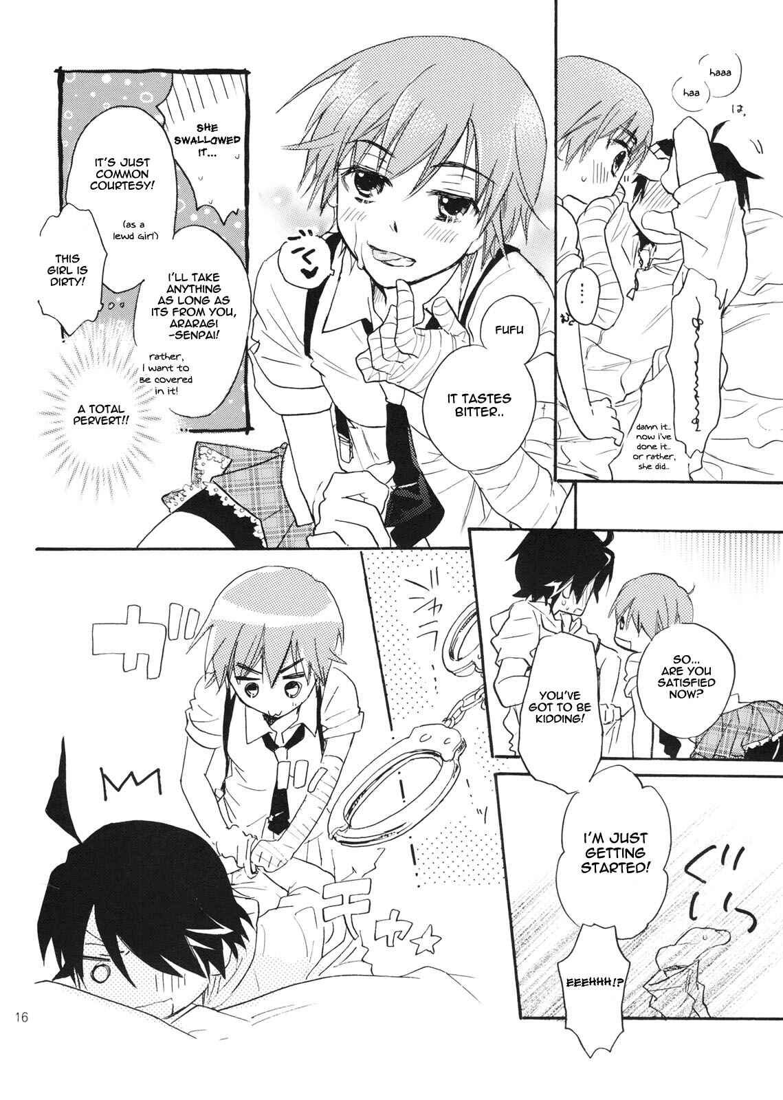 Page 15 Chapter Unknown_248f Bakemonogatari - Sarudie! (Doujinshi)