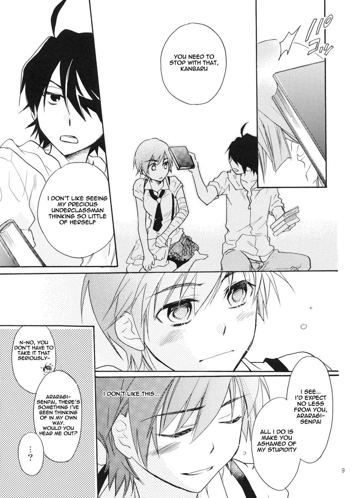 Page 8 Chapter Unknown_248f Bakemonogatari - Sarudie! (Doujinshi)