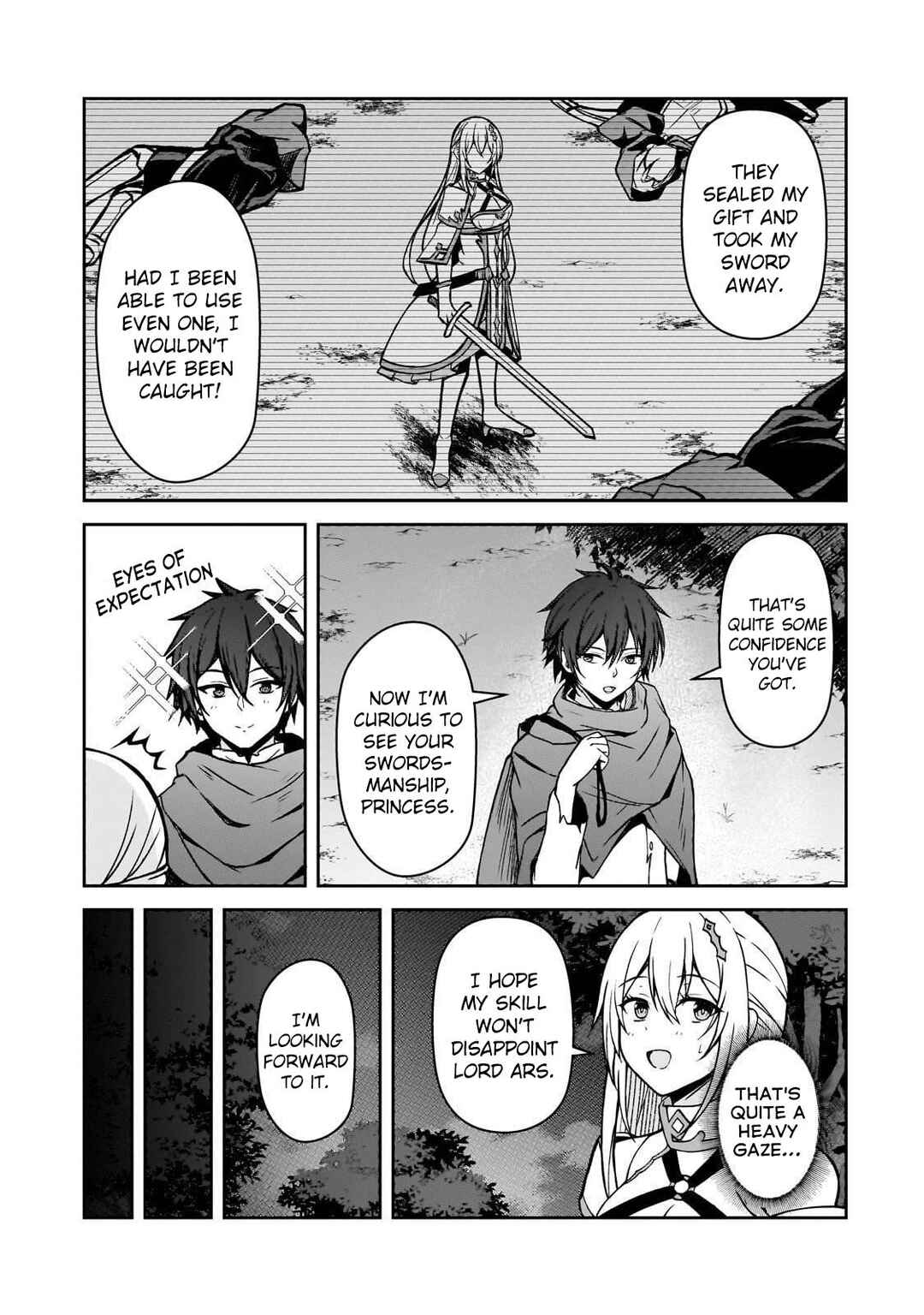 Page 4 Chapter 3 Munou to Iware Tsuzuketa Madoushi, Jitsu wa Sekai Saikyou Nanoni Yuuhei Sareteita node Jikaku Nashi
