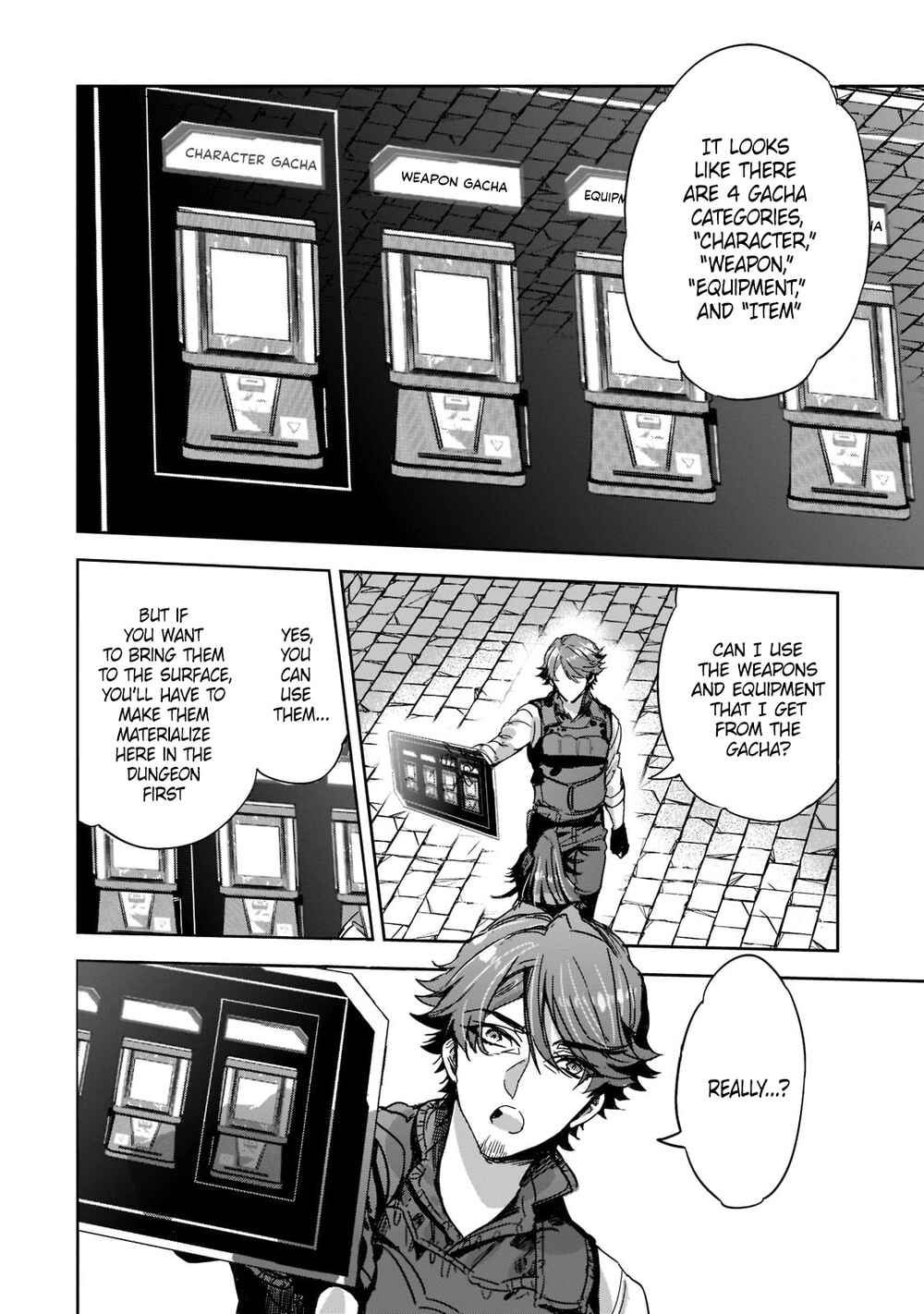 Page 27 Chapter 4 Dungeon Busters ~Chuunen Otoko desu ga Niwa ni Dungeon ga Shutsugen shita node Sekai wo Sukuimasu~