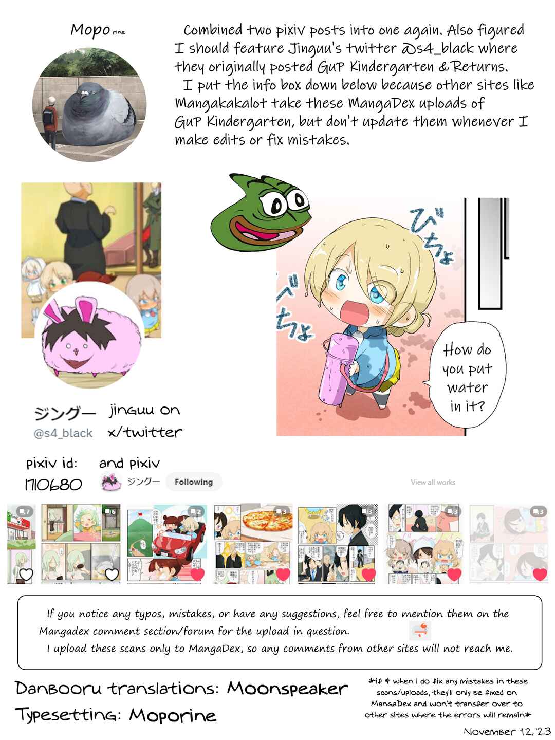 Page 6 Chapter 30 Girls und Panzer Kindergarten Returns
