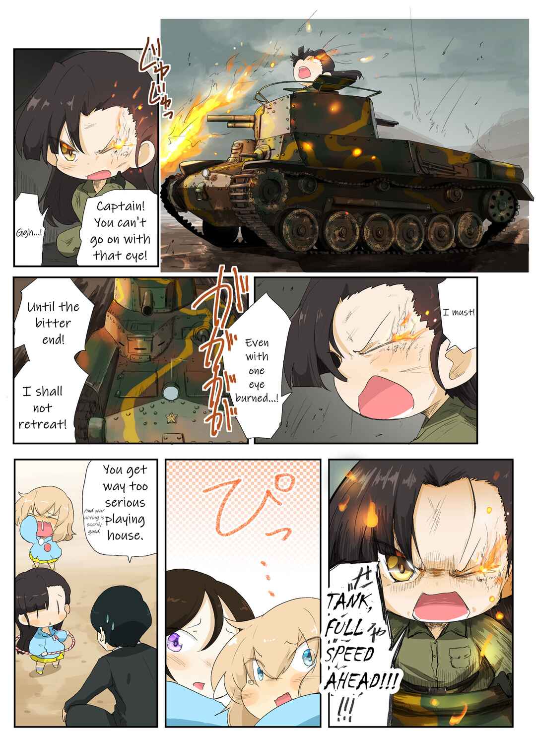 Page 1 Chapter 19 Girls und Panzer Kindergarten Returns