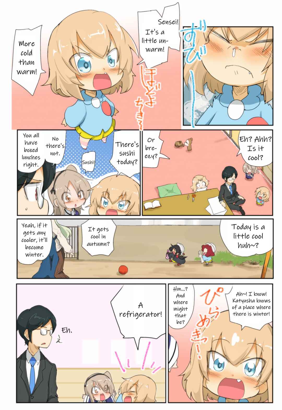 Page 1 Chapter 67 Girls und Panzer Kindergarten Returns