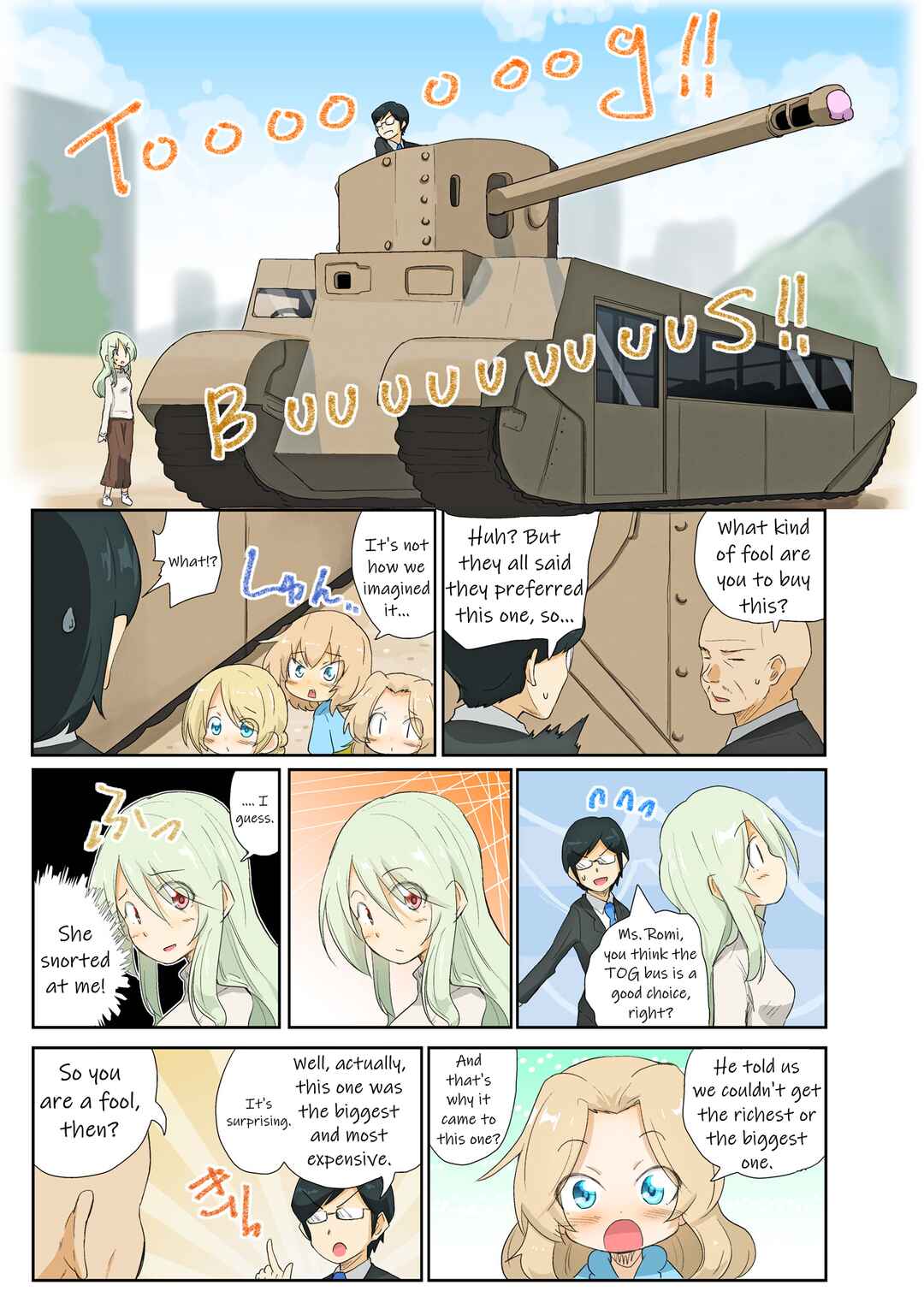 Page 3 Chapter 37 Girls und Panzer Kindergarten Returns