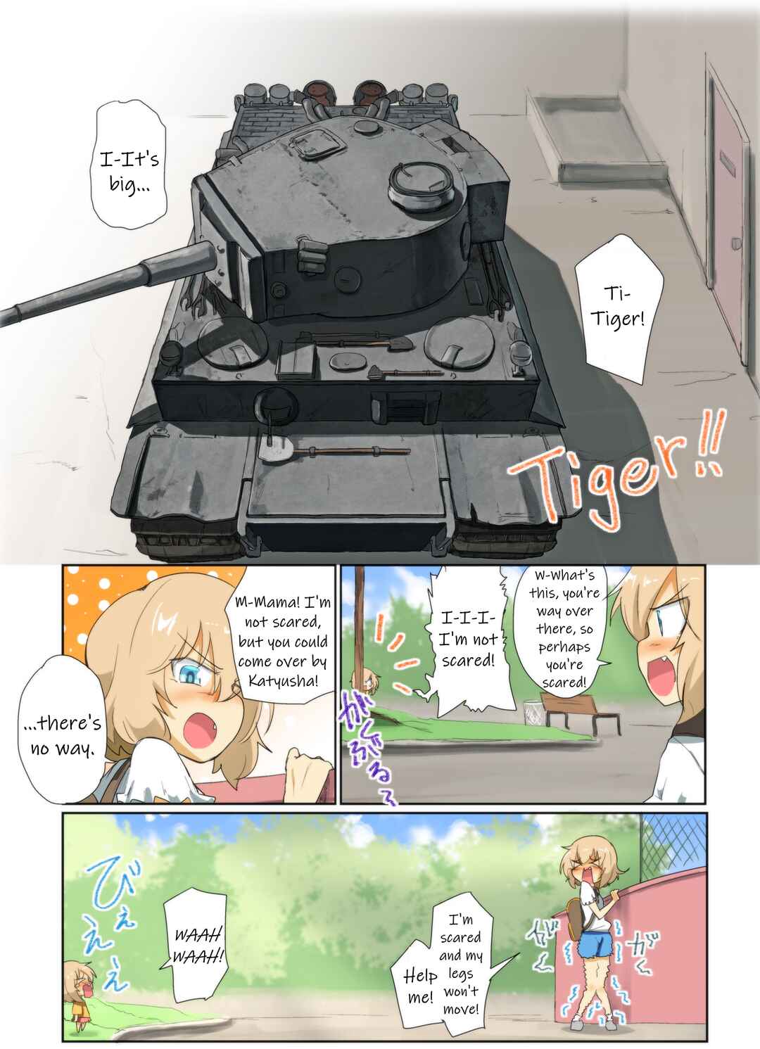 Page 4 Chapter 66 Girls und Panzer Kindergarten Returns