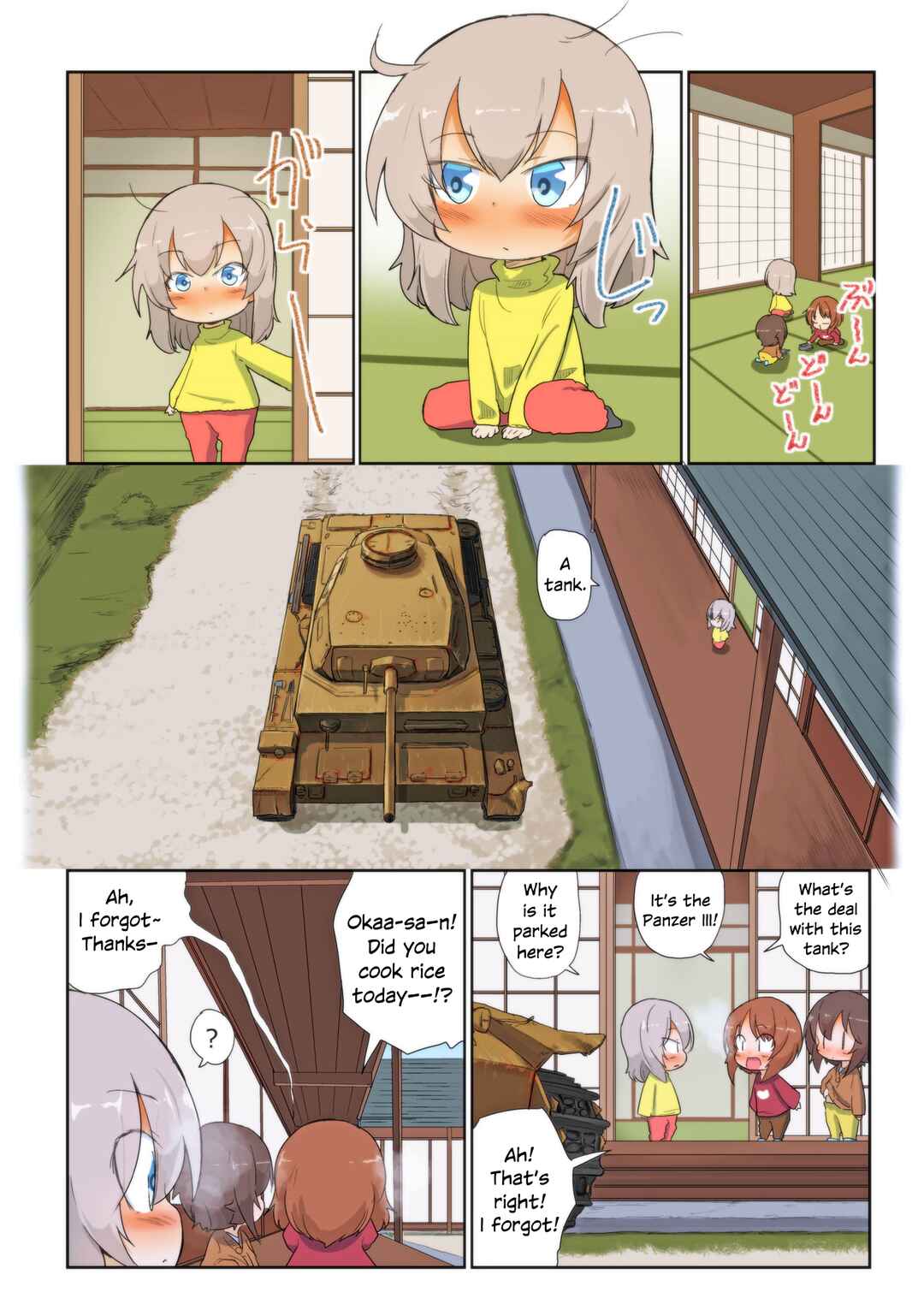 Page 4 Chapter 87 Girls und Panzer Kindergarten Returns