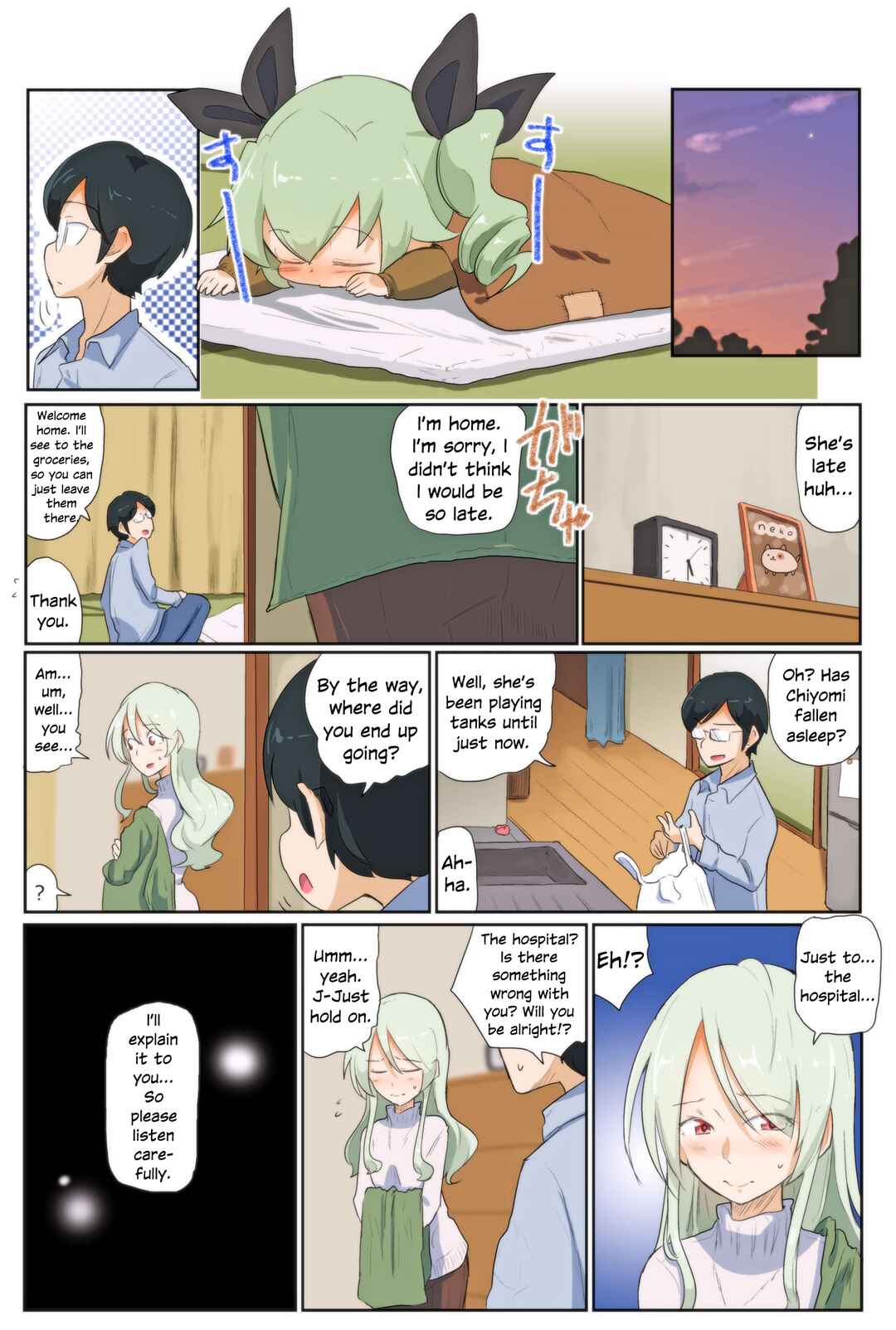 Page 13 Chapter 91 Girls und Panzer Kindergarten Returns