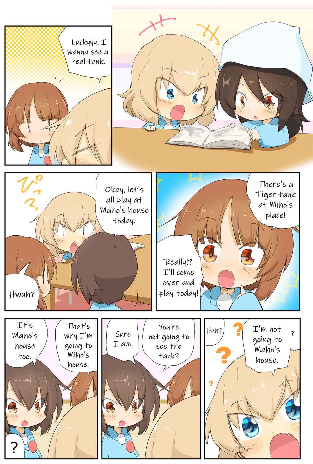 Page 1 Chapter 14 Girls und Panzer Kindergarten Returns