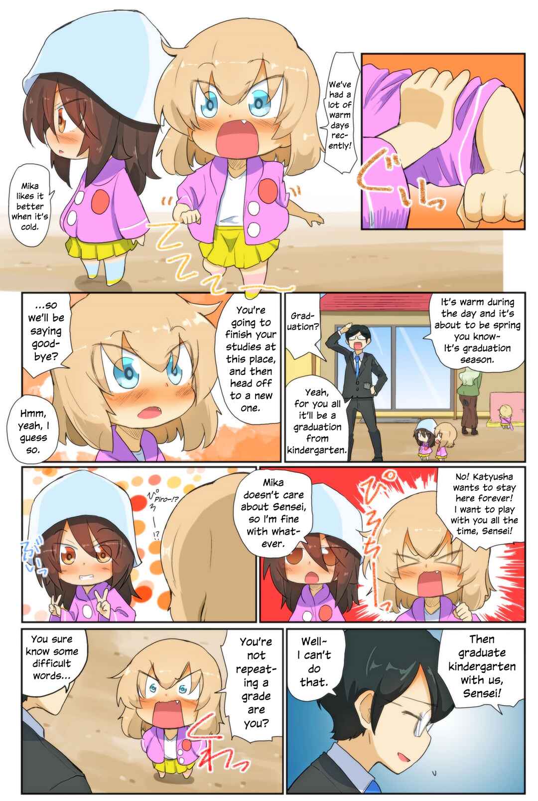 Page 1 Chapter 98 Girls und Panzer Kindergarten Returns