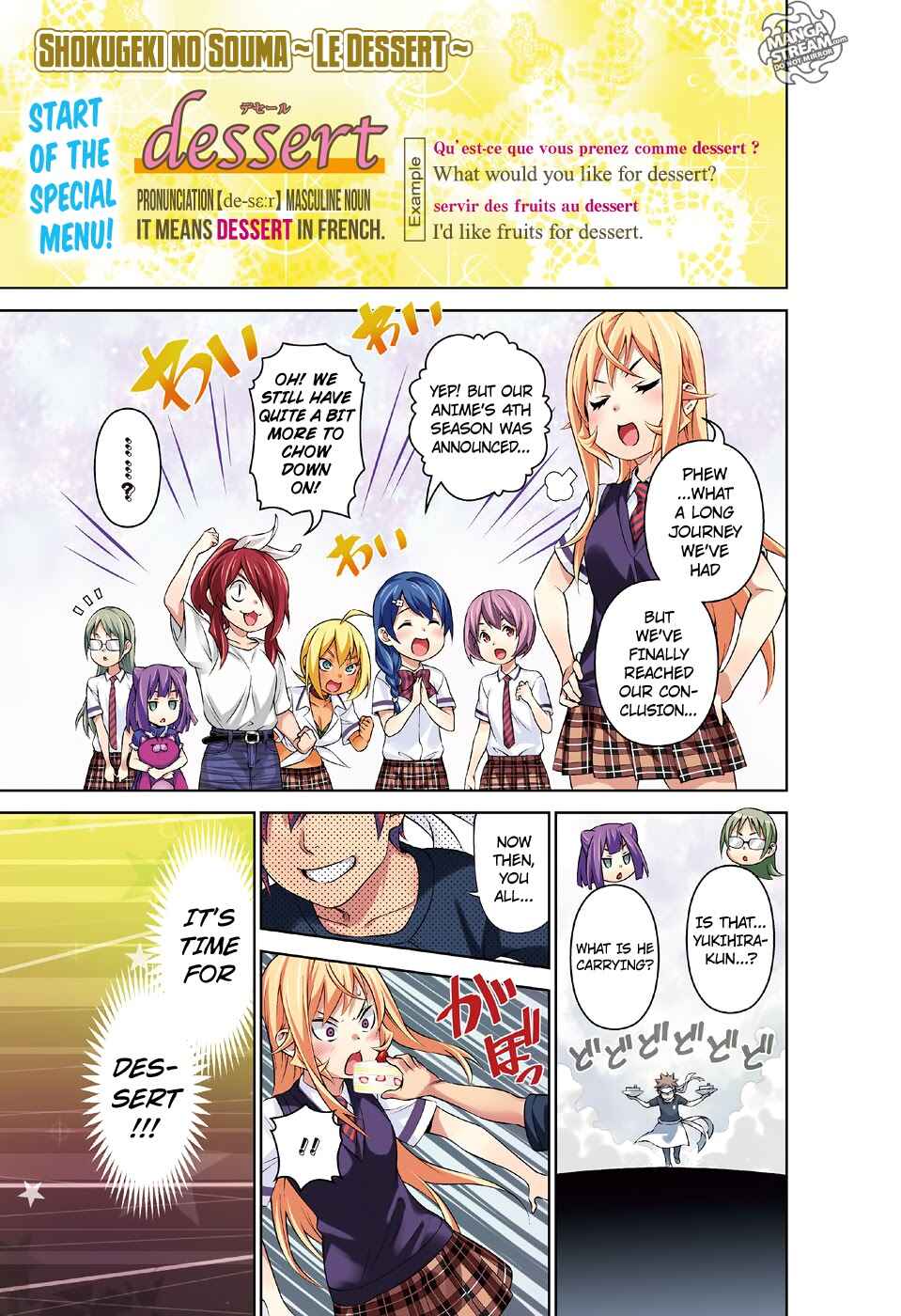 Page 2 Chapter 1 Shokugeki no Soma ~Le Dessert~