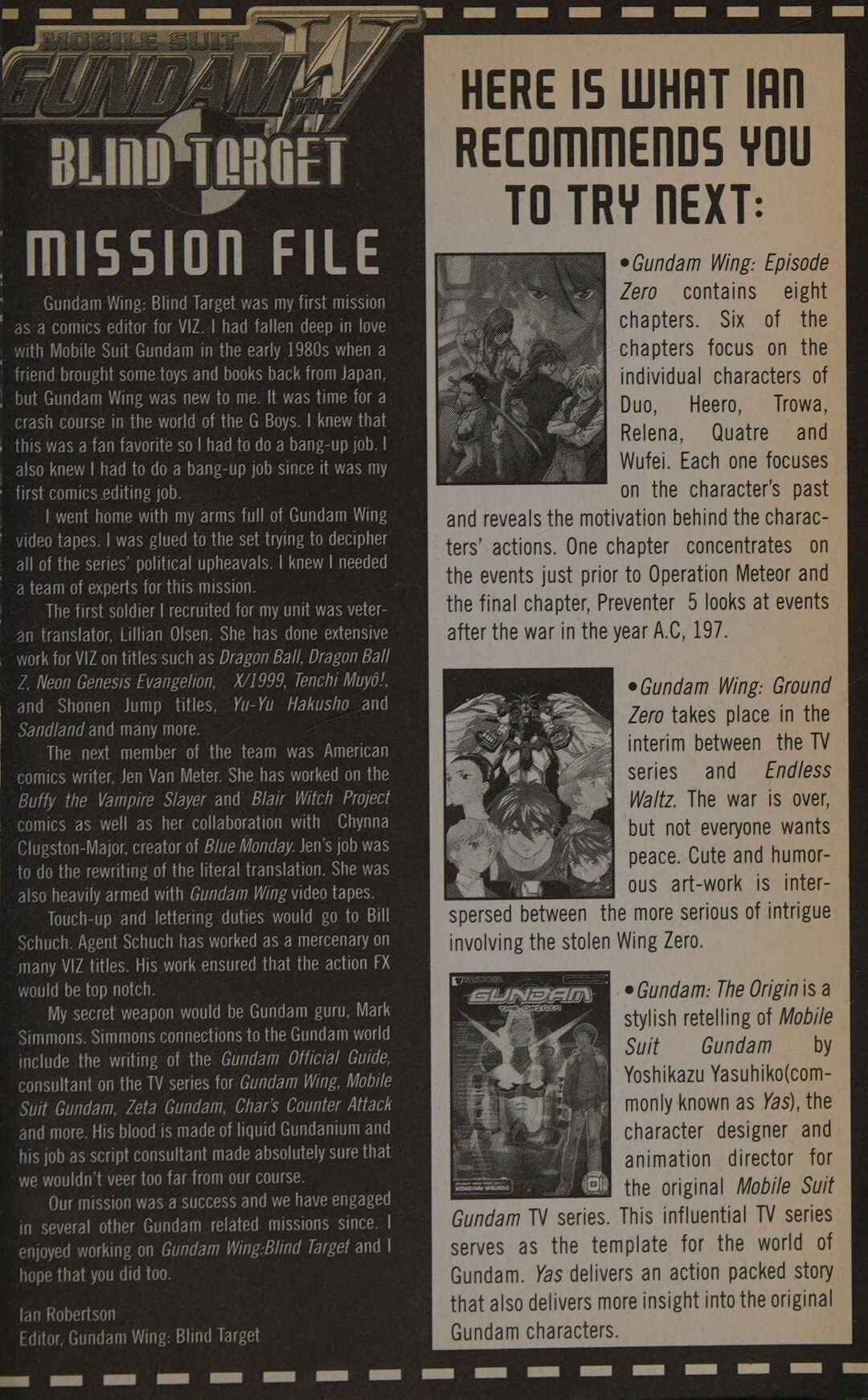 Page 37 Chapter 5 New Mobile Report Gundam Wing - Blind Target