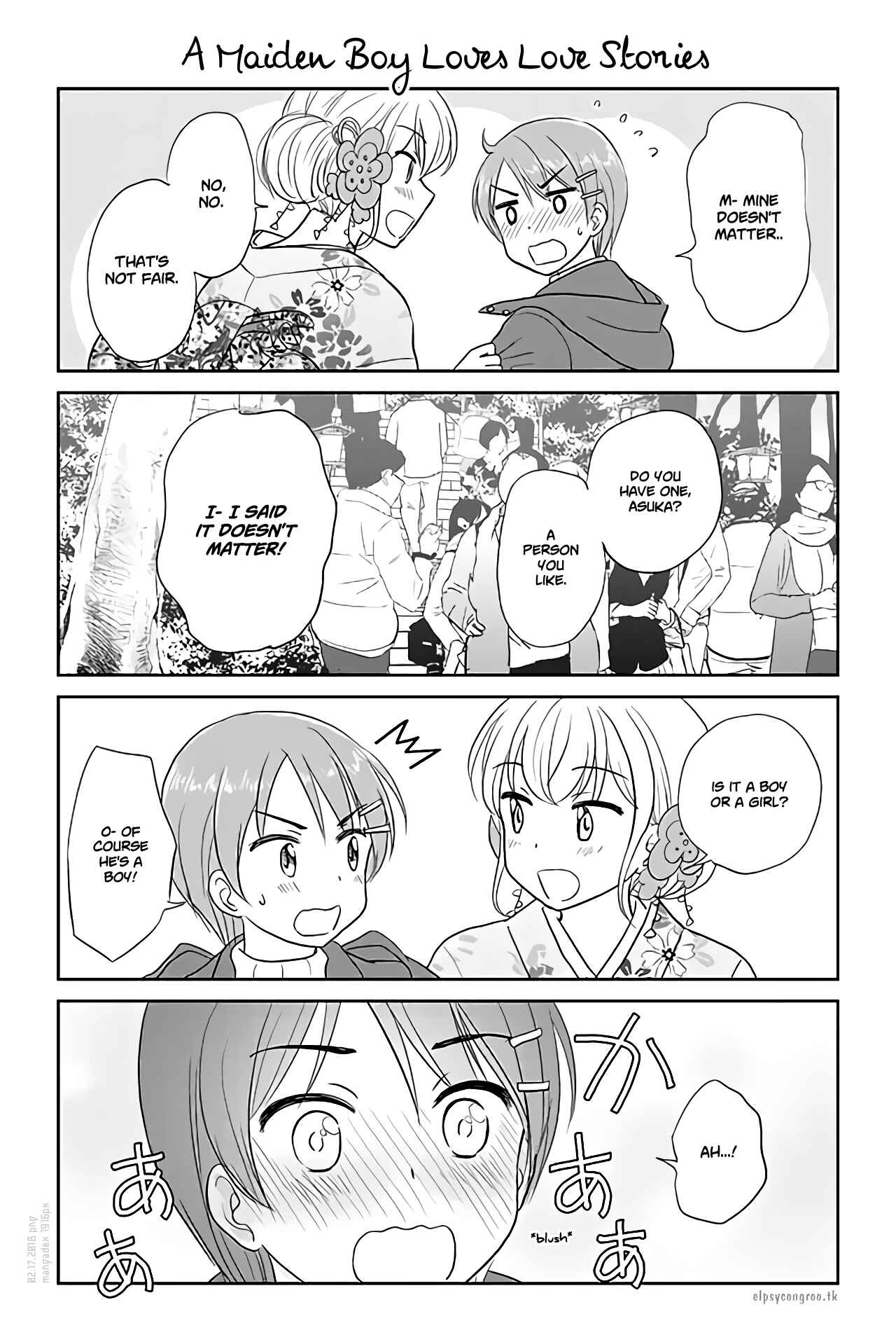 Page 1 Chapter 137 A Maiden in Love with a Maiden Boy