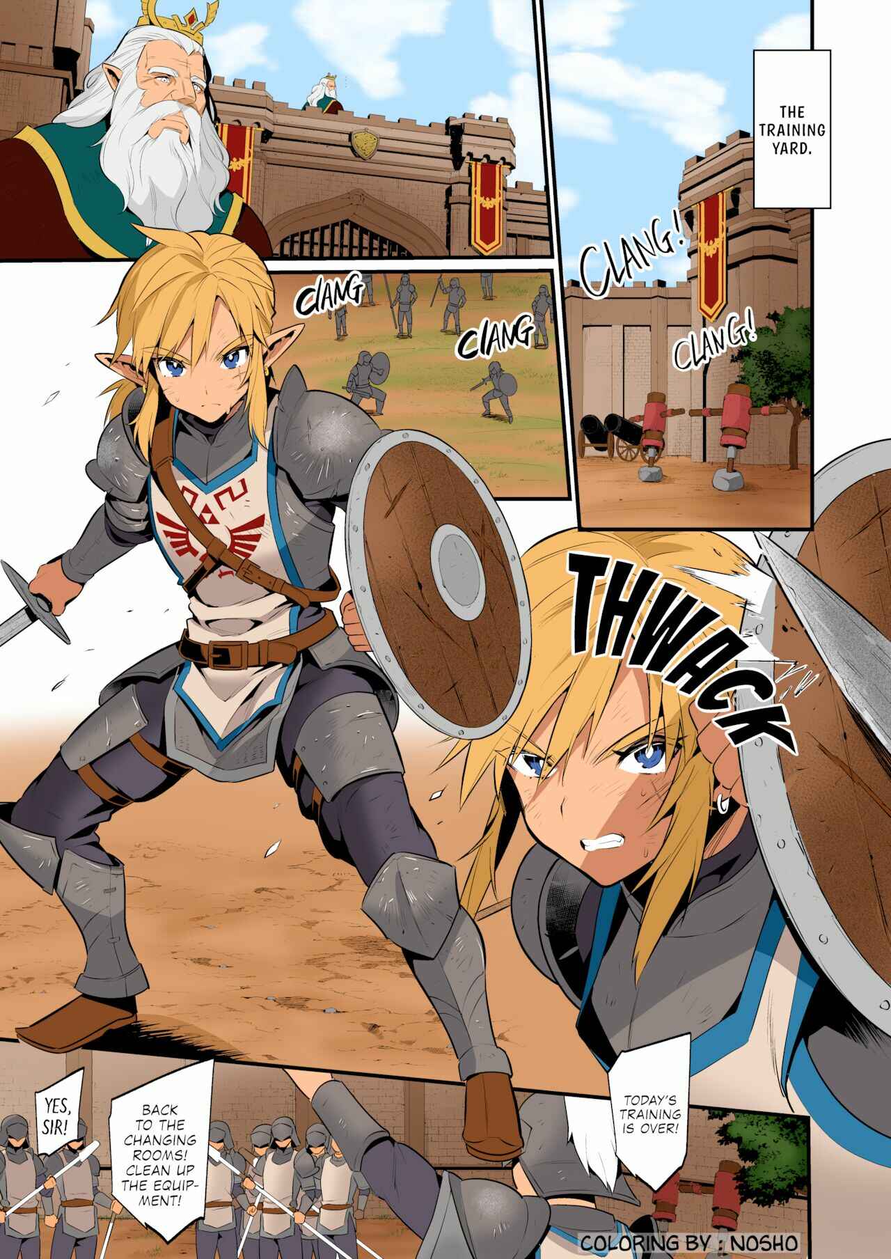 Page 4 Chapter Unknown_2ea5 The Legend of Zelda - The Torturous Training of New Recruits (Doujinshi)