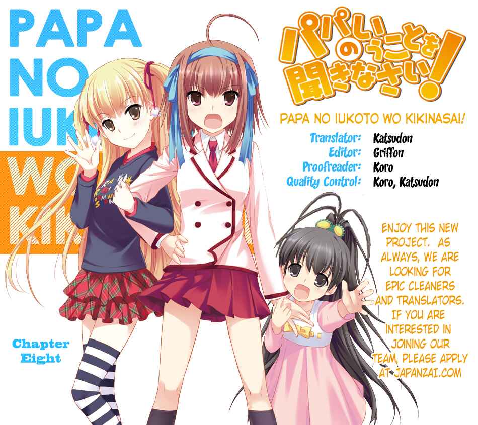 Page 1 Chapter 8 Papa no Iukoto wo Kikinasai!