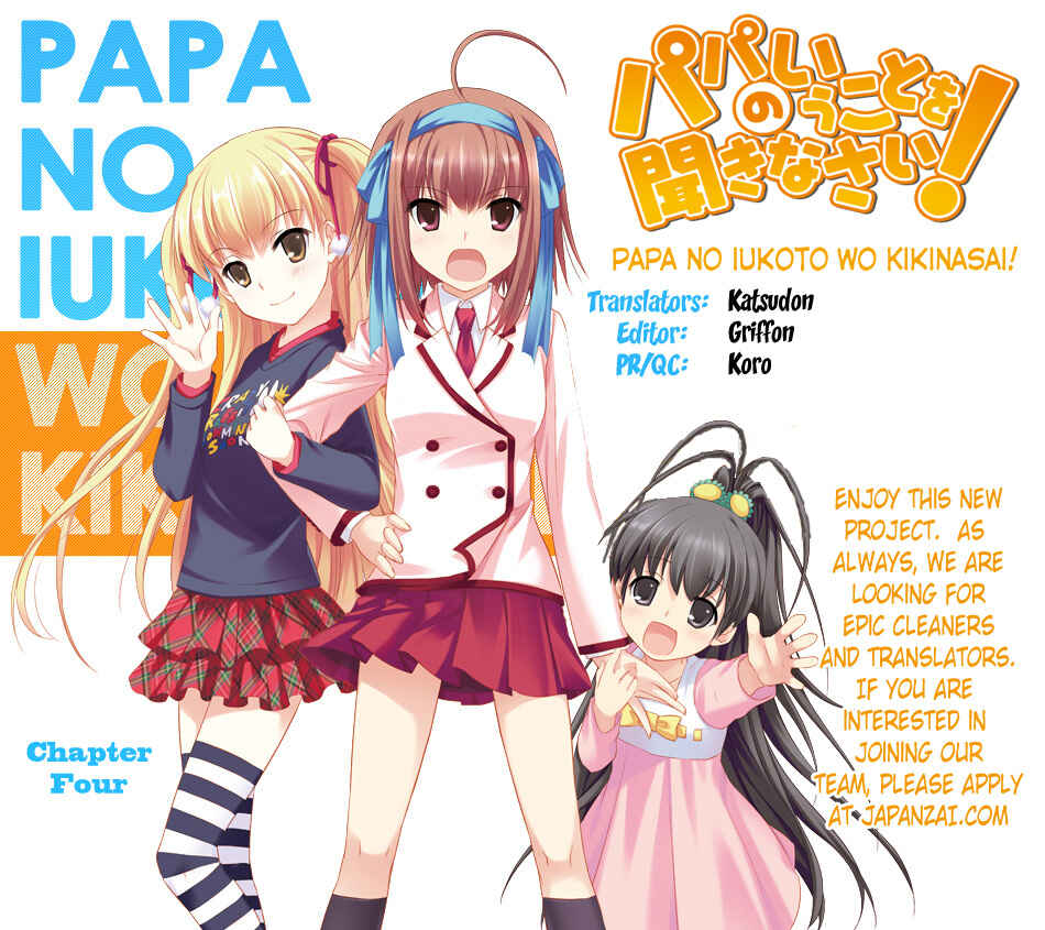 Page 5 Chapter 4 Papa no Iukoto wo Kikinasai!
