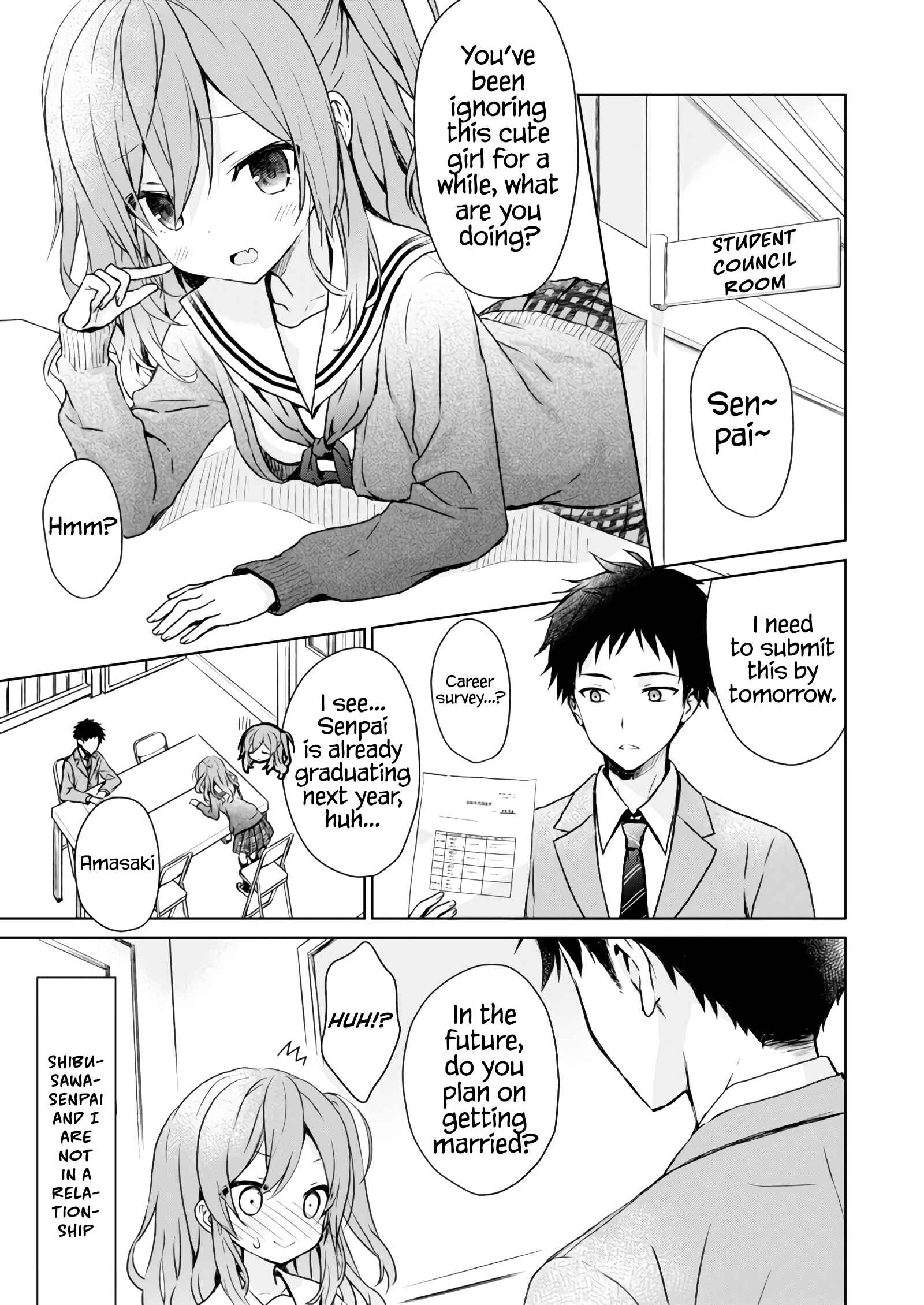 Page 1 Chapter Unknown_d5bd My Senpai and I Are Not in a Relationship