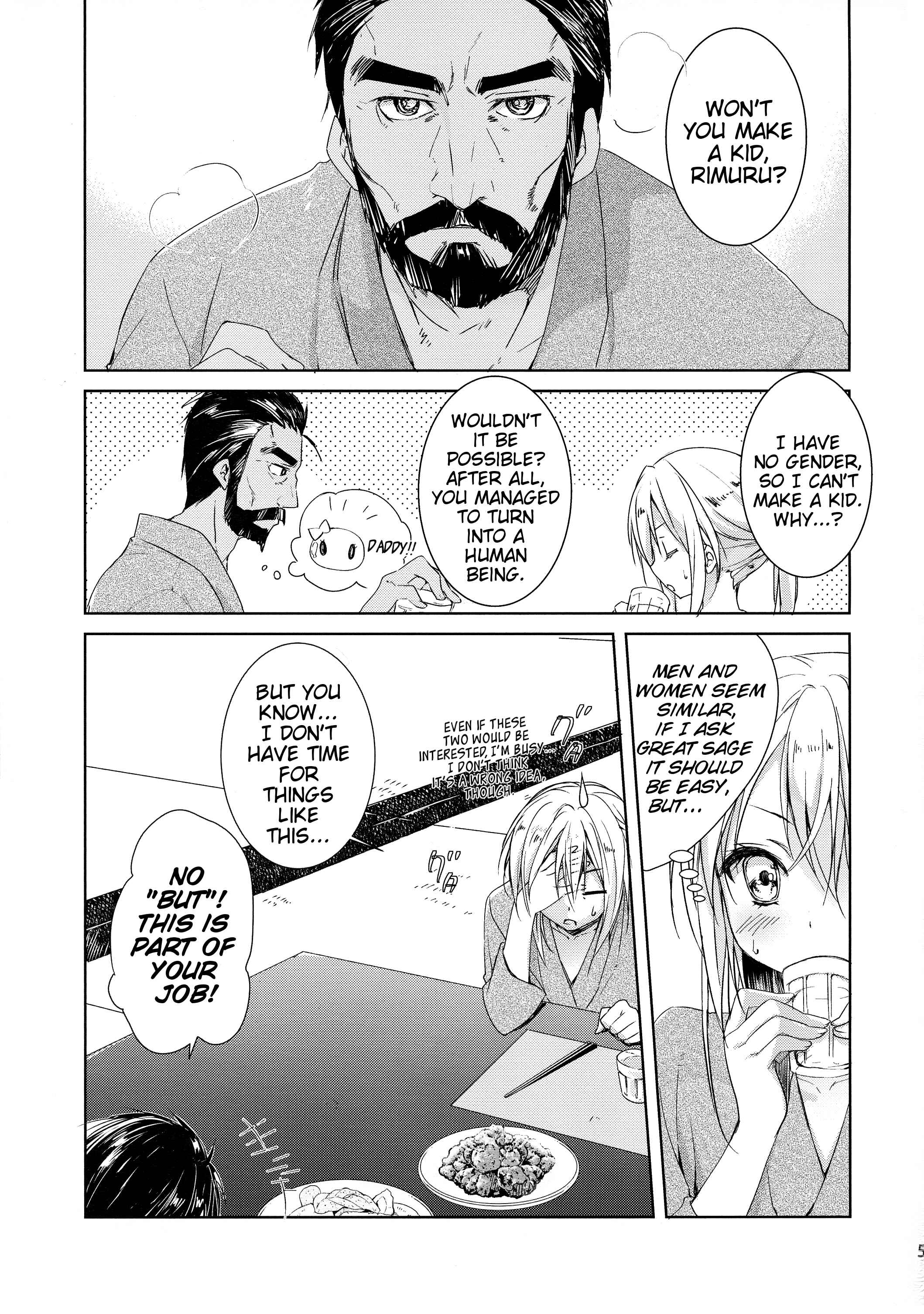 Page 5 Chapter Unknown_d4a3 Tensei Shitara Slime Datta Ken - Shuna wa Rimuru-sama no Kodomo ga Hoshi no desu! (Doujinshi)