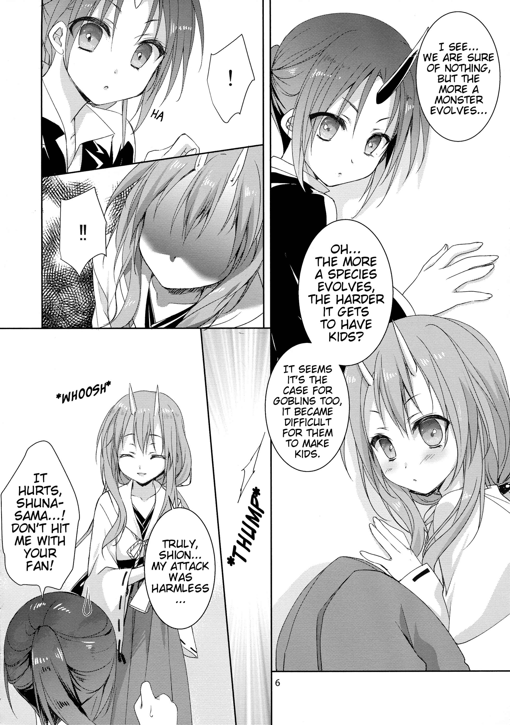 Page 6 Chapter Unknown_d4a3 Tensei Shitara Slime Datta Ken - Shuna wa Rimuru-sama no Kodomo ga Hoshi no desu! (Doujinshi)