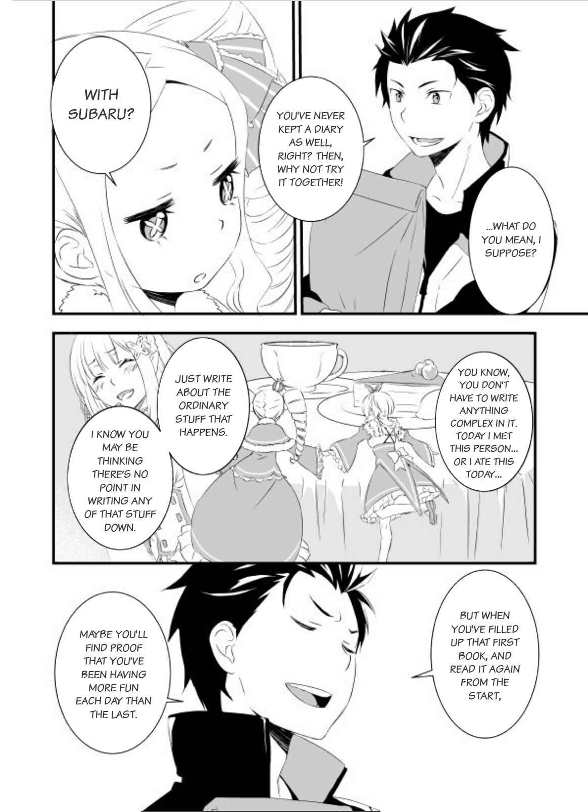 Page 13 Chapter 1 Re:Zero Kara Hajimeru Isekai Seikatsu - Natsuki Subaru to Beatrice no Fukuonsho (Doujinshi)
