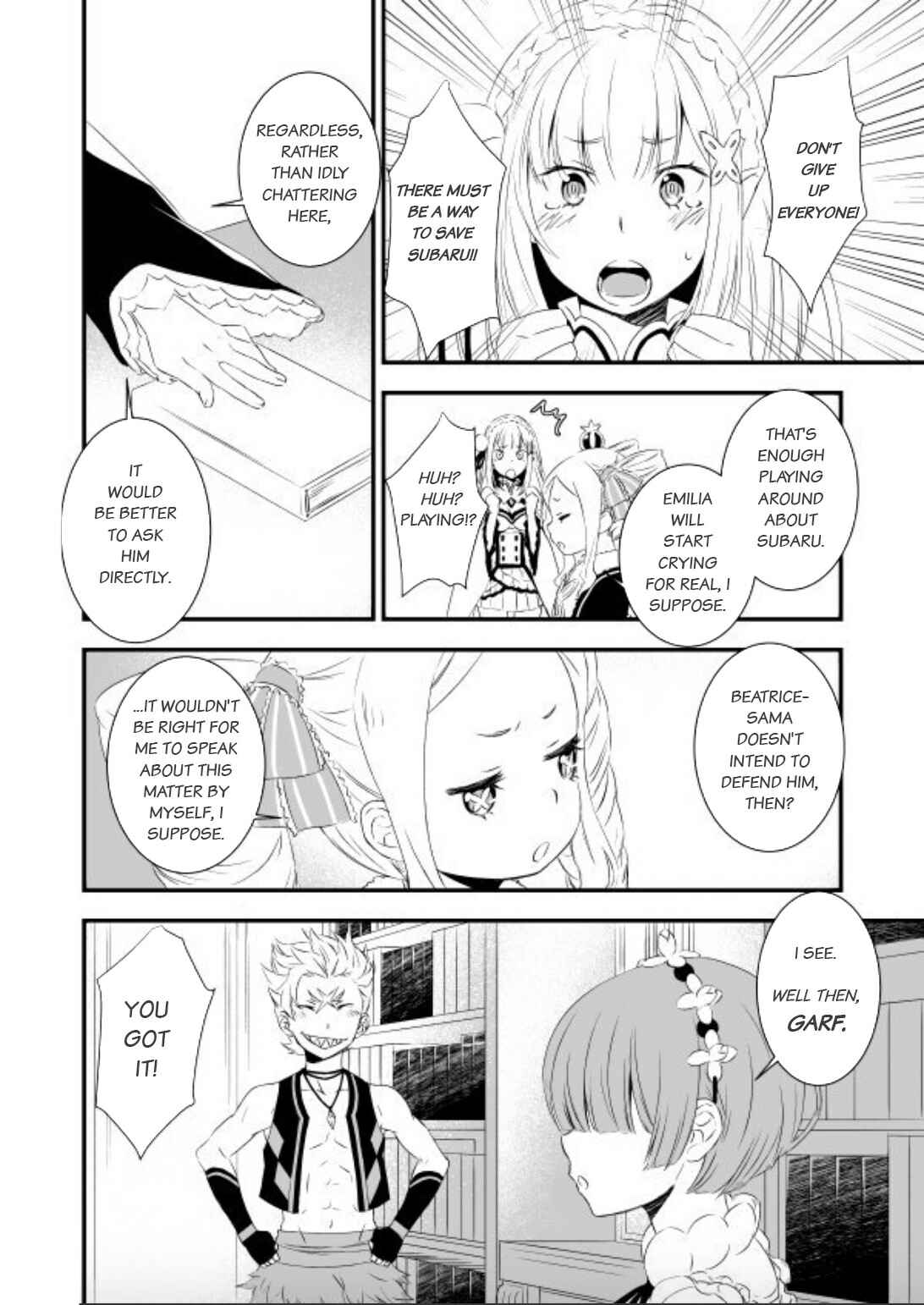 Page 5 Chapter 1 Re:Zero Kara Hajimeru Isekai Seikatsu - Natsuki Subaru to Beatrice no Fukuonsho (Doujinshi)