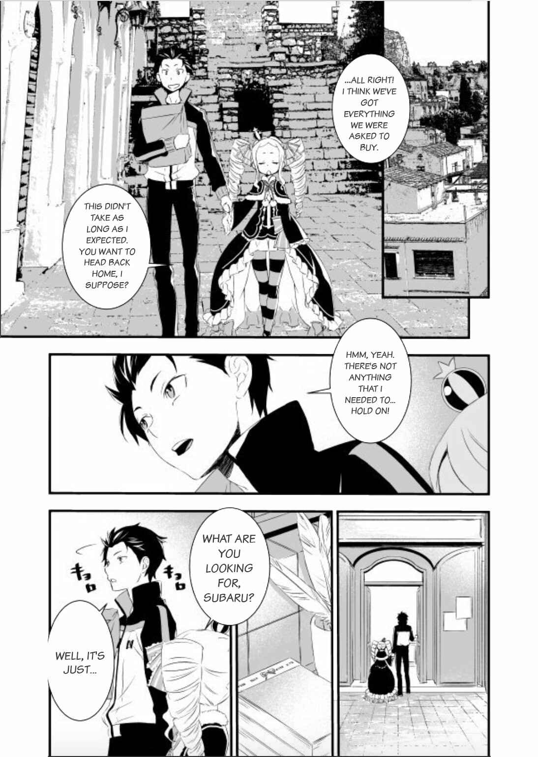 Page 8 Chapter 1 Re:Zero Kara Hajimeru Isekai Seikatsu - Natsuki Subaru to Beatrice no Fukuonsho (Doujinshi)