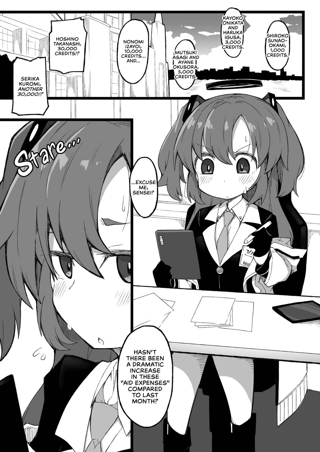 Page 3 Chapter Unknown_cbdf Blue Archive - Sensei and Hayase Yuuka (Their Second Time)