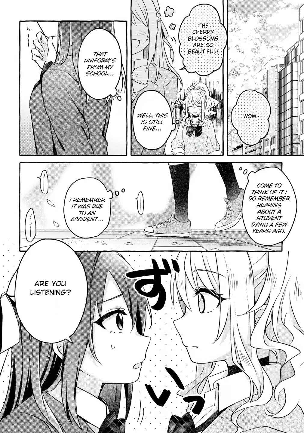 Page 6 Chapter 5 Nail-chan to Fukazume-san. Sakura no Shita de Machiawase-hen