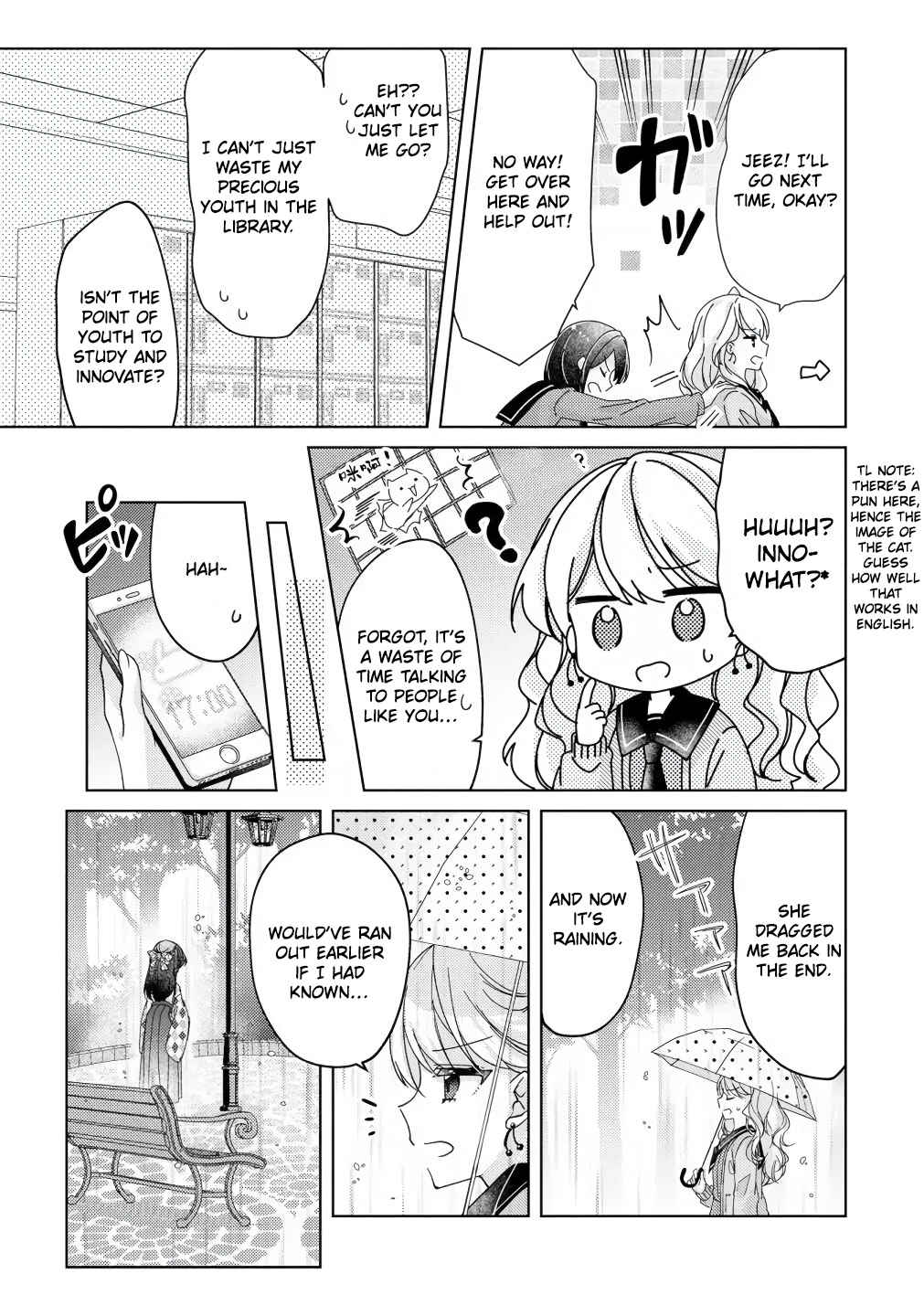 Page 3 Chapter 6 Nail-chan to Fukazume-san. Sakura no Shita de Machiawase-hen