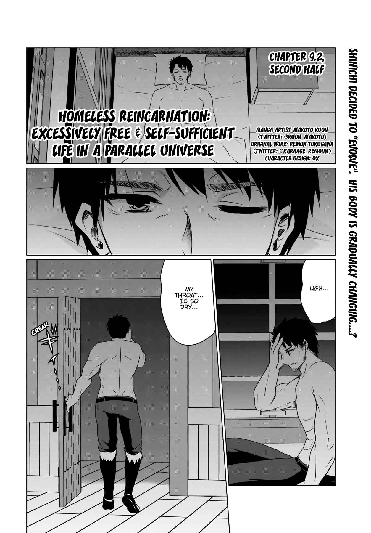 Page 2 Chapter 9.2 Homeless Tensei ~Isekai de Jiyuu Sugiru Jikyuu Jisoku Seikatsu~