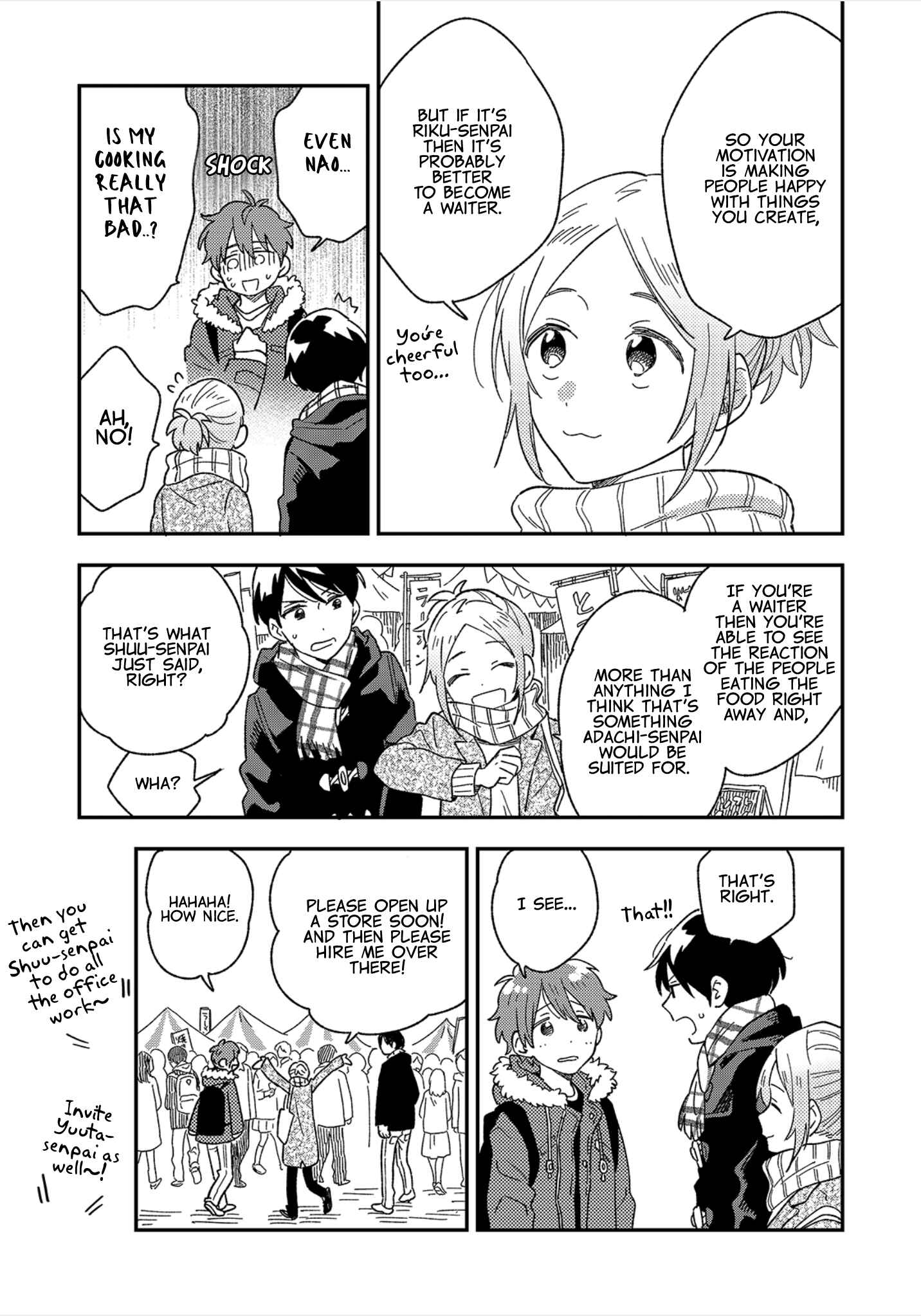 Page 8 Chapter 7 Danshi Koukousei wa Kyou mo Onaka ga Suiteiru