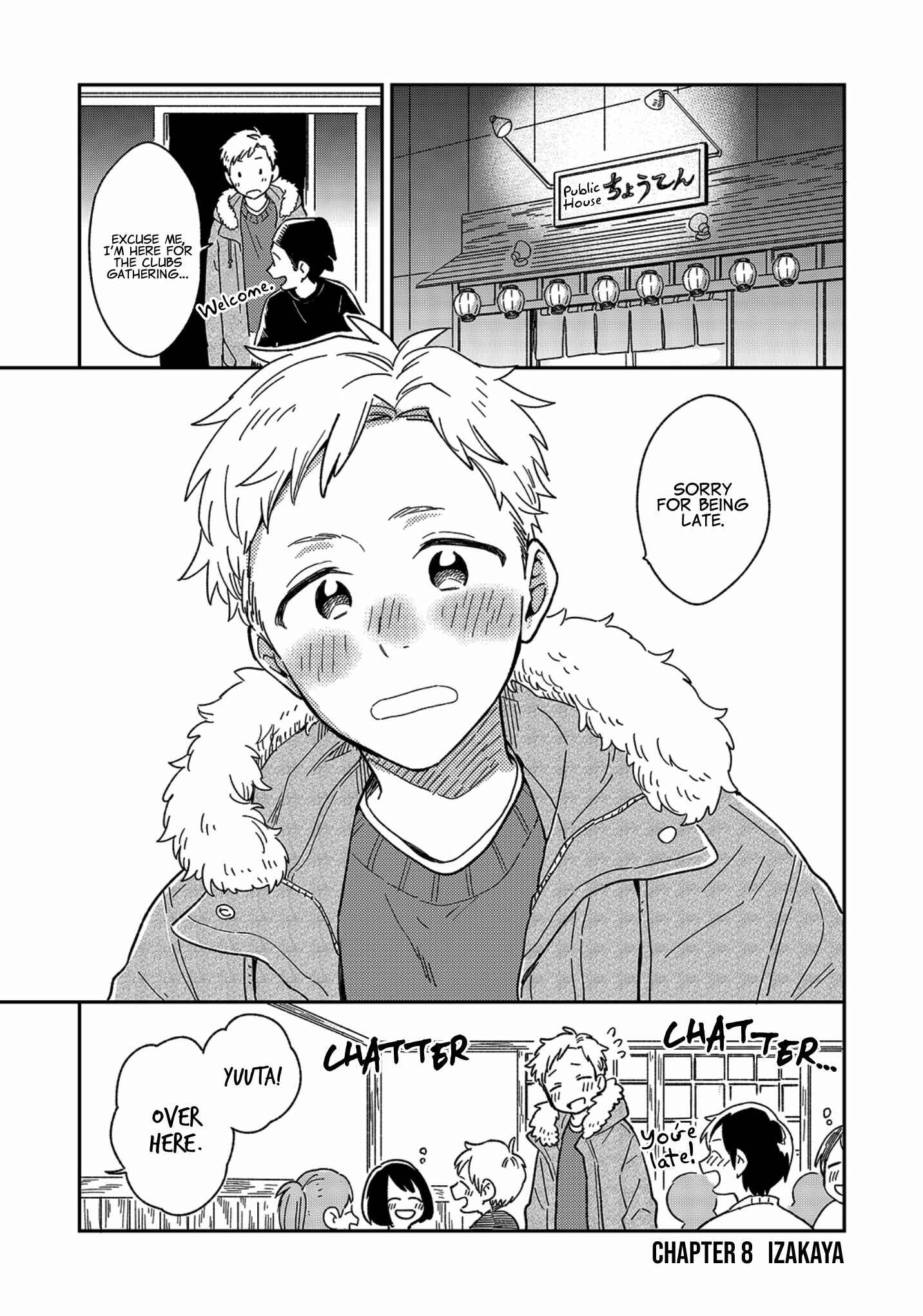 Page 2 Chapter 8 Danshi Koukousei wa Kyou mo Onaka ga Suiteiru