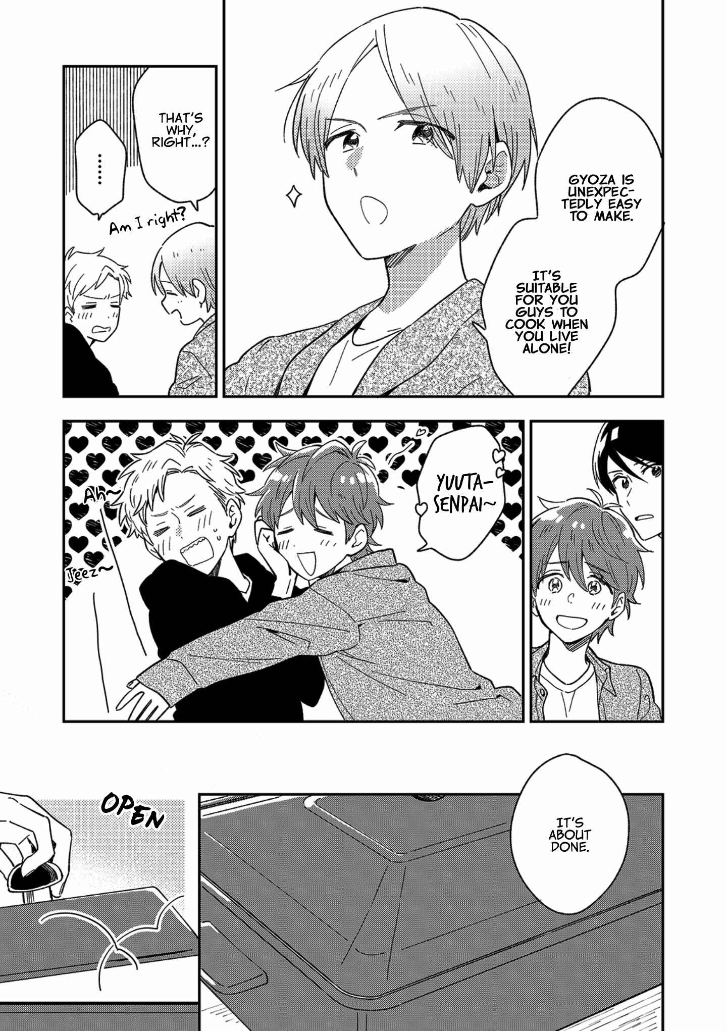 Page 10 Chapter 14 Danshi Koukousei wa Kyou mo Onaka ga Suiteiru
