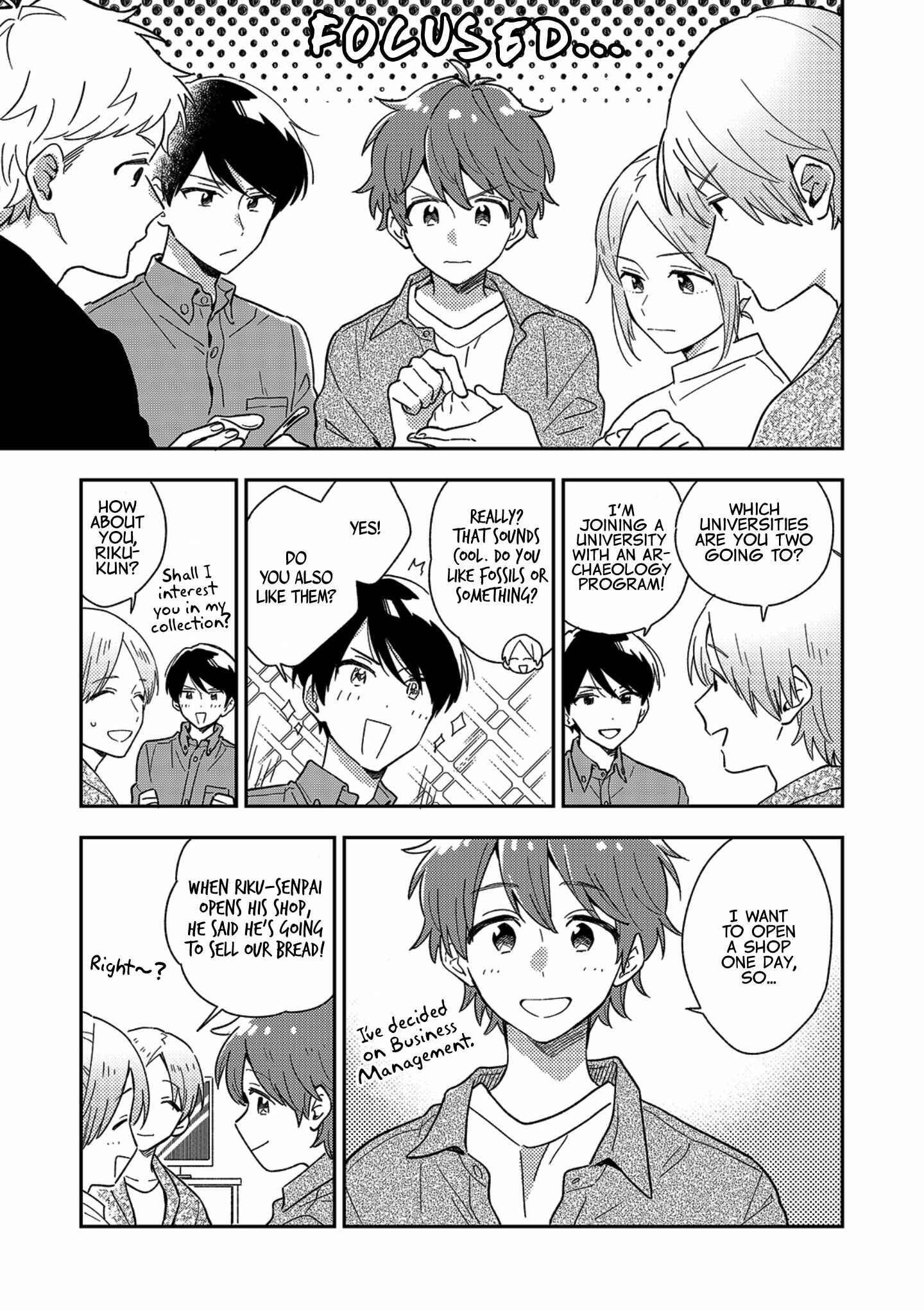 Page 8 Chapter 14 Danshi Koukousei wa Kyou mo Onaka ga Suiteiru